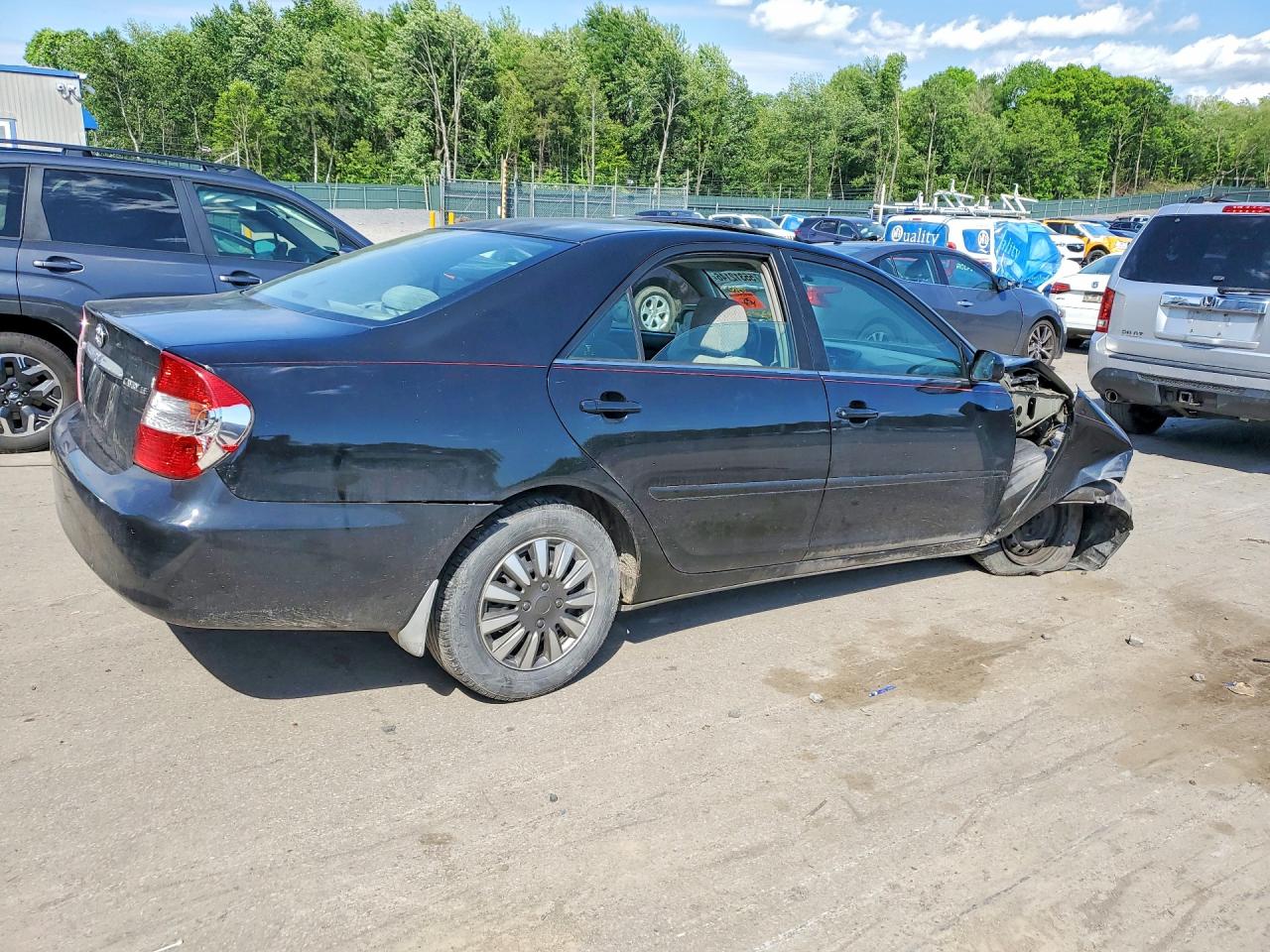 2004 Toyota Camry Le Black vin: 4T1BE30K54U347153
