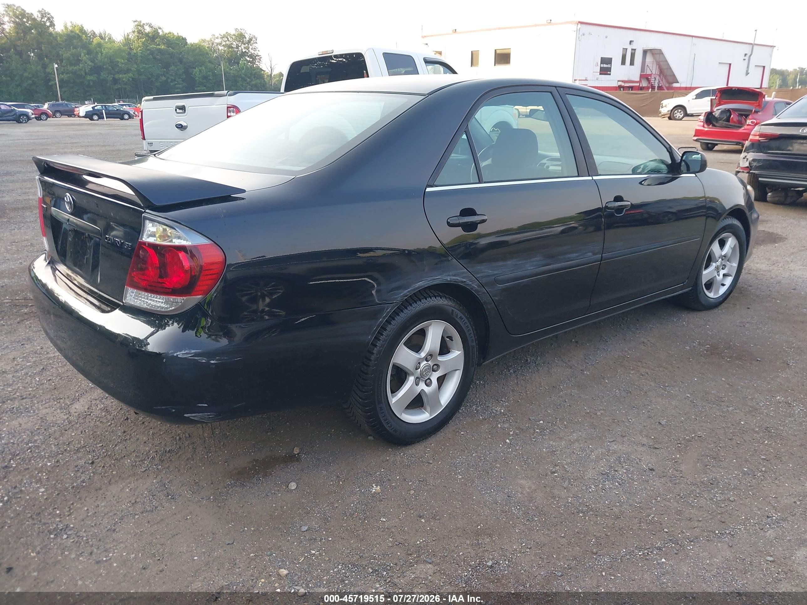 2005 Toyota Camry Se Black vin: 4T1BE30K55U074586