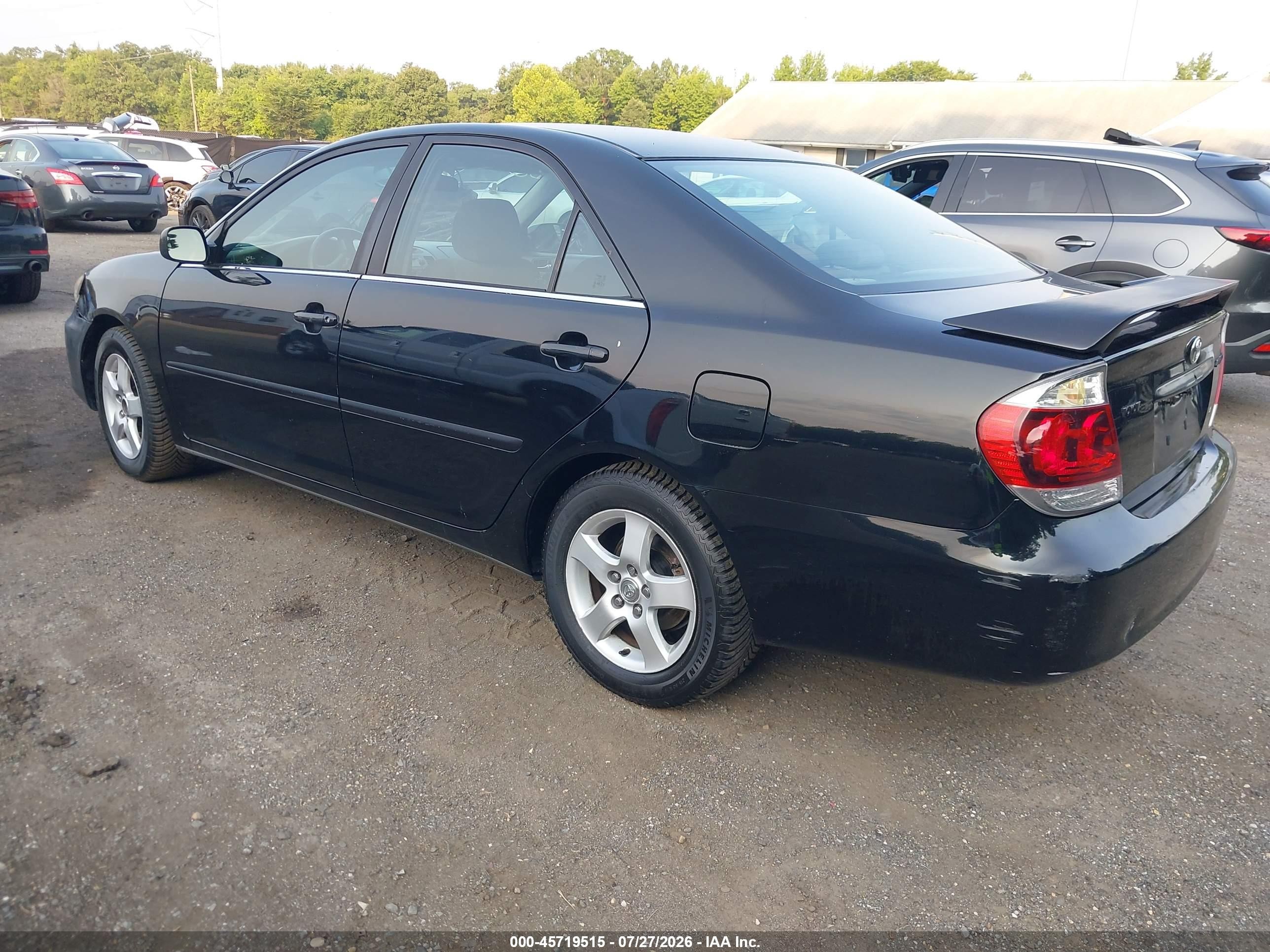 2005 Toyota Camry Se Black vin: 4T1BE30K55U074586