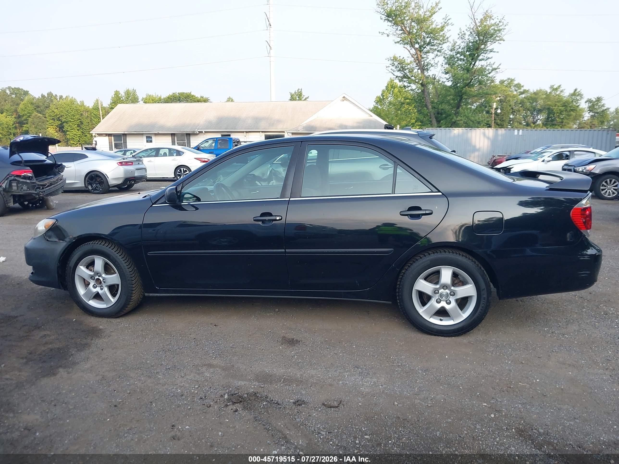 2005 Toyota Camry Se Black vin: 4T1BE30K55U074586