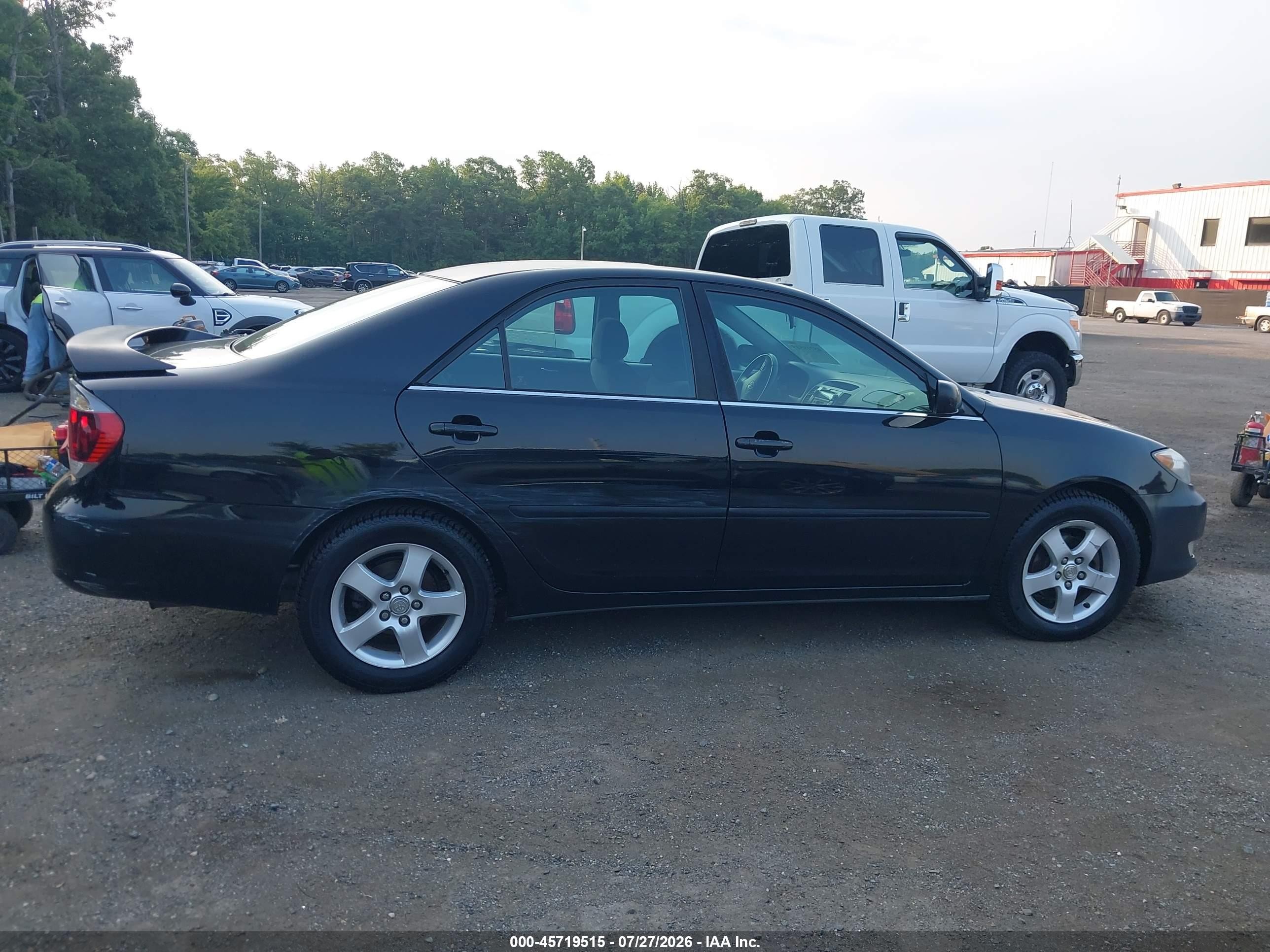 2005 Toyota Camry Se Black vin: 4T1BE30K55U074586