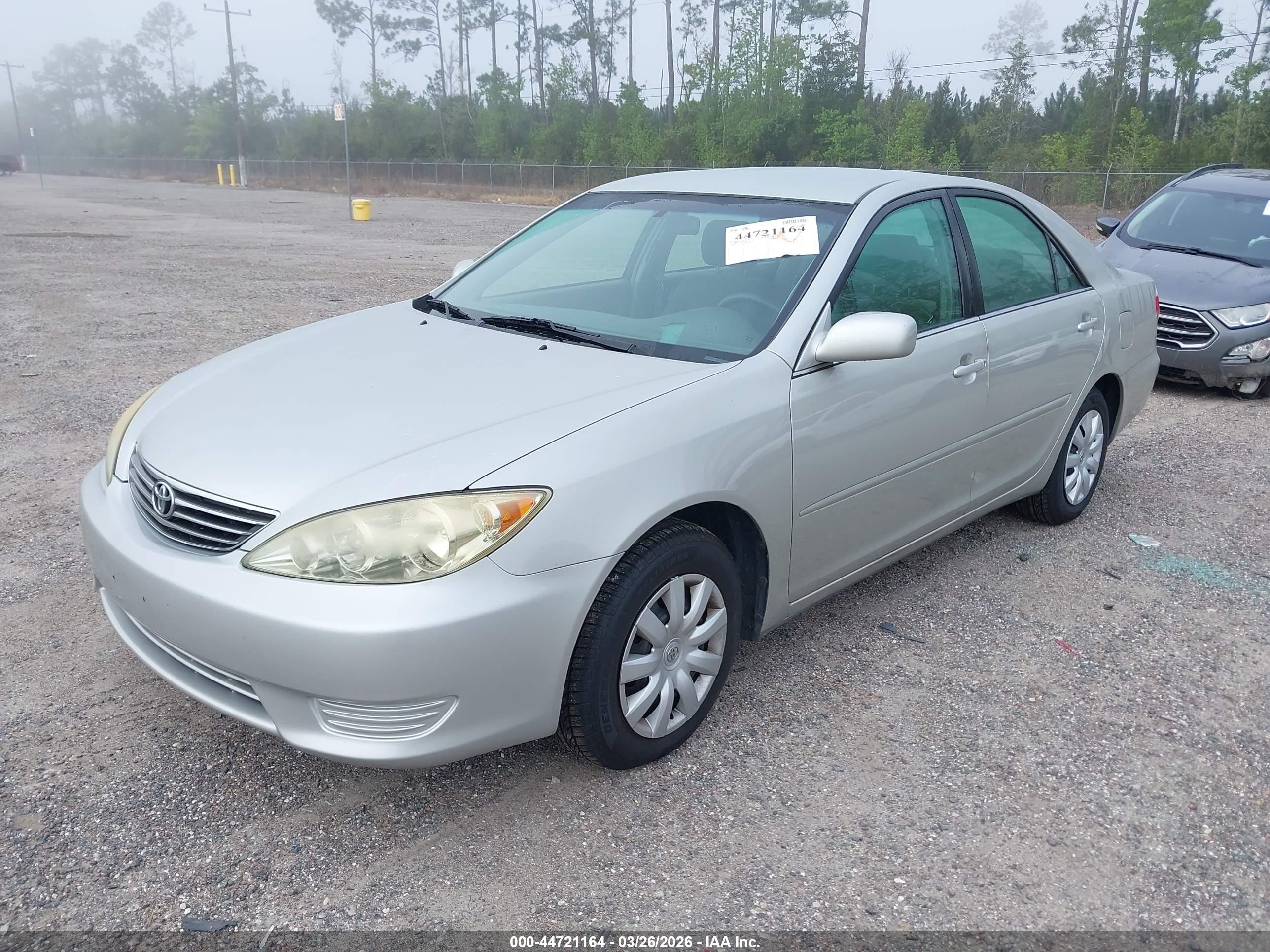 2006 Toyota Camry Le Silver vin: 4T1BE30K56U157551