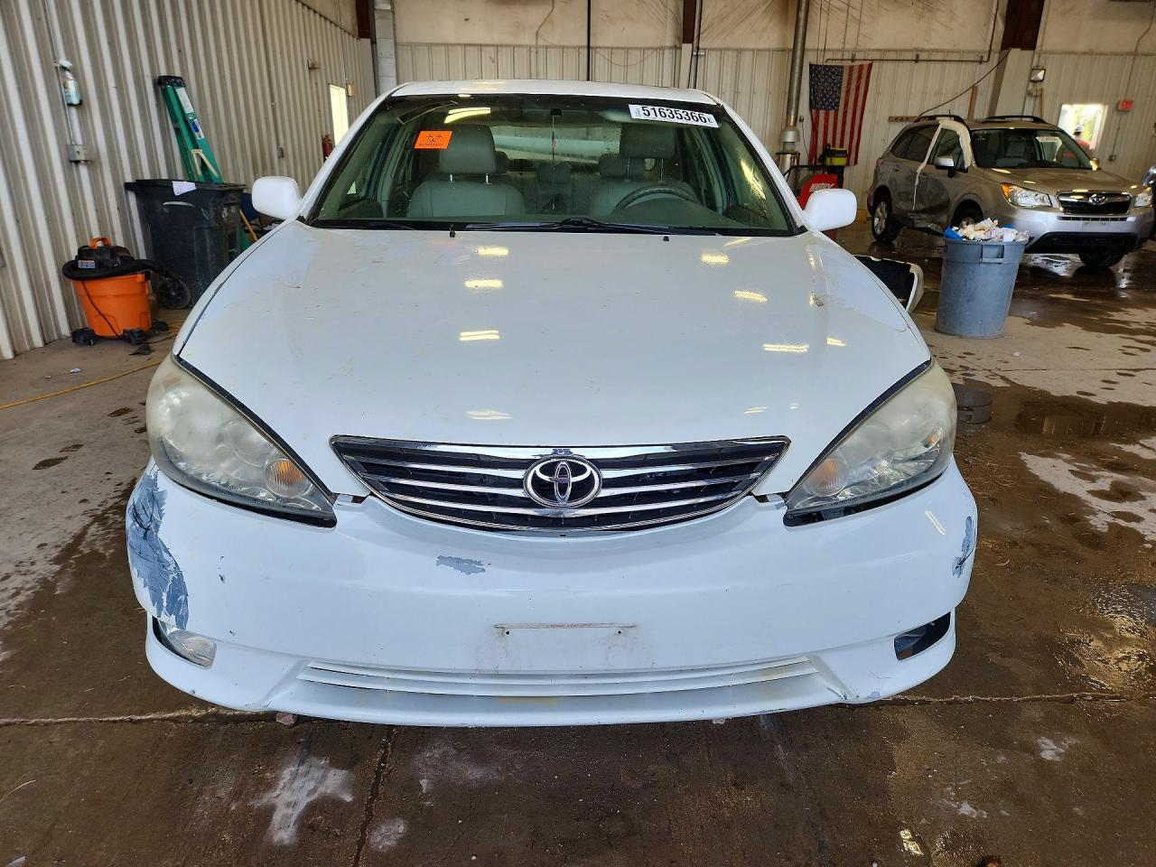 2006 Toyota Camry Xle White vin: 4T1BE30K56U705340
