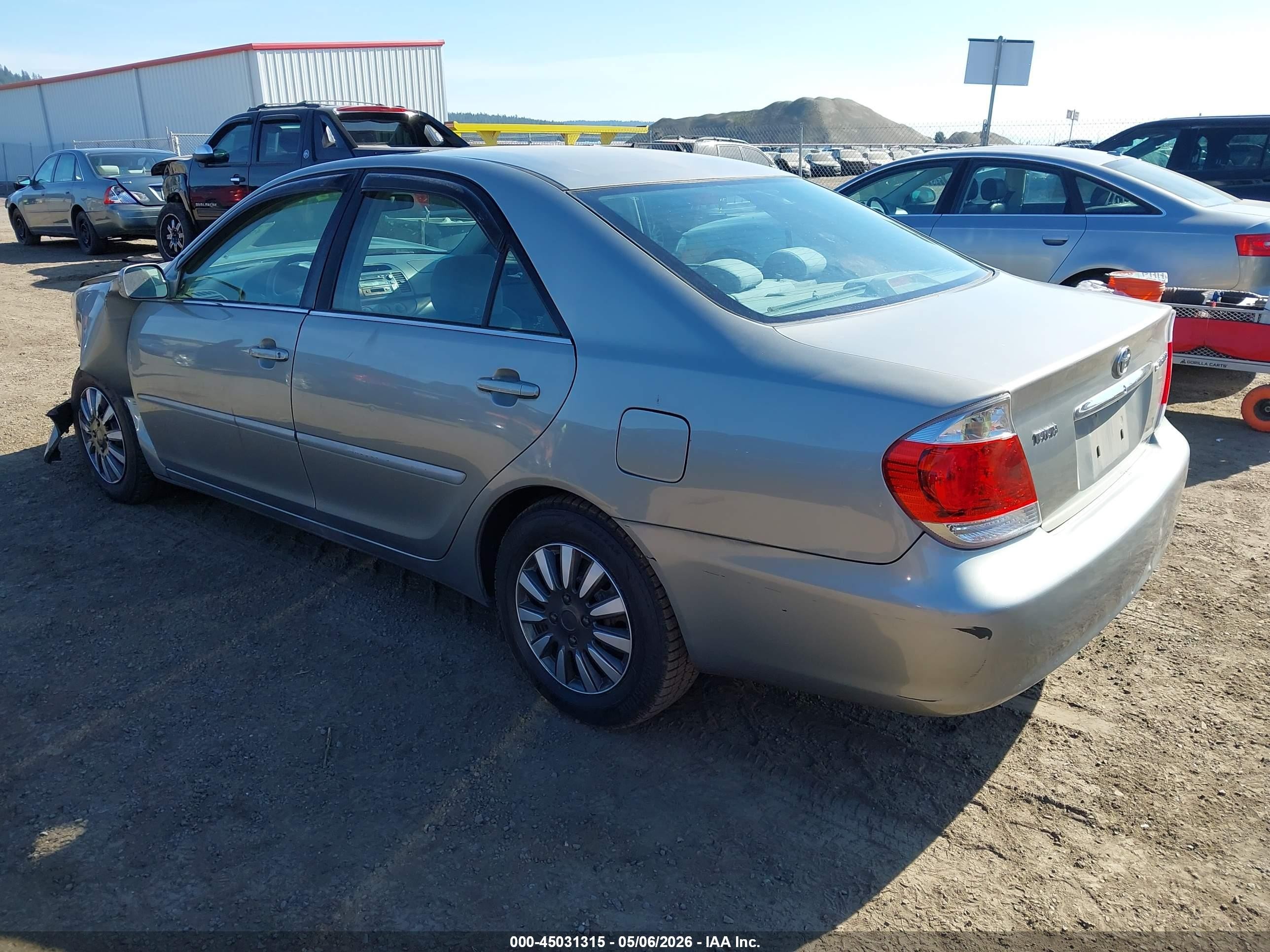 2006 Toyota Camry Le Pewter vin: 4T1BE30K56U712207