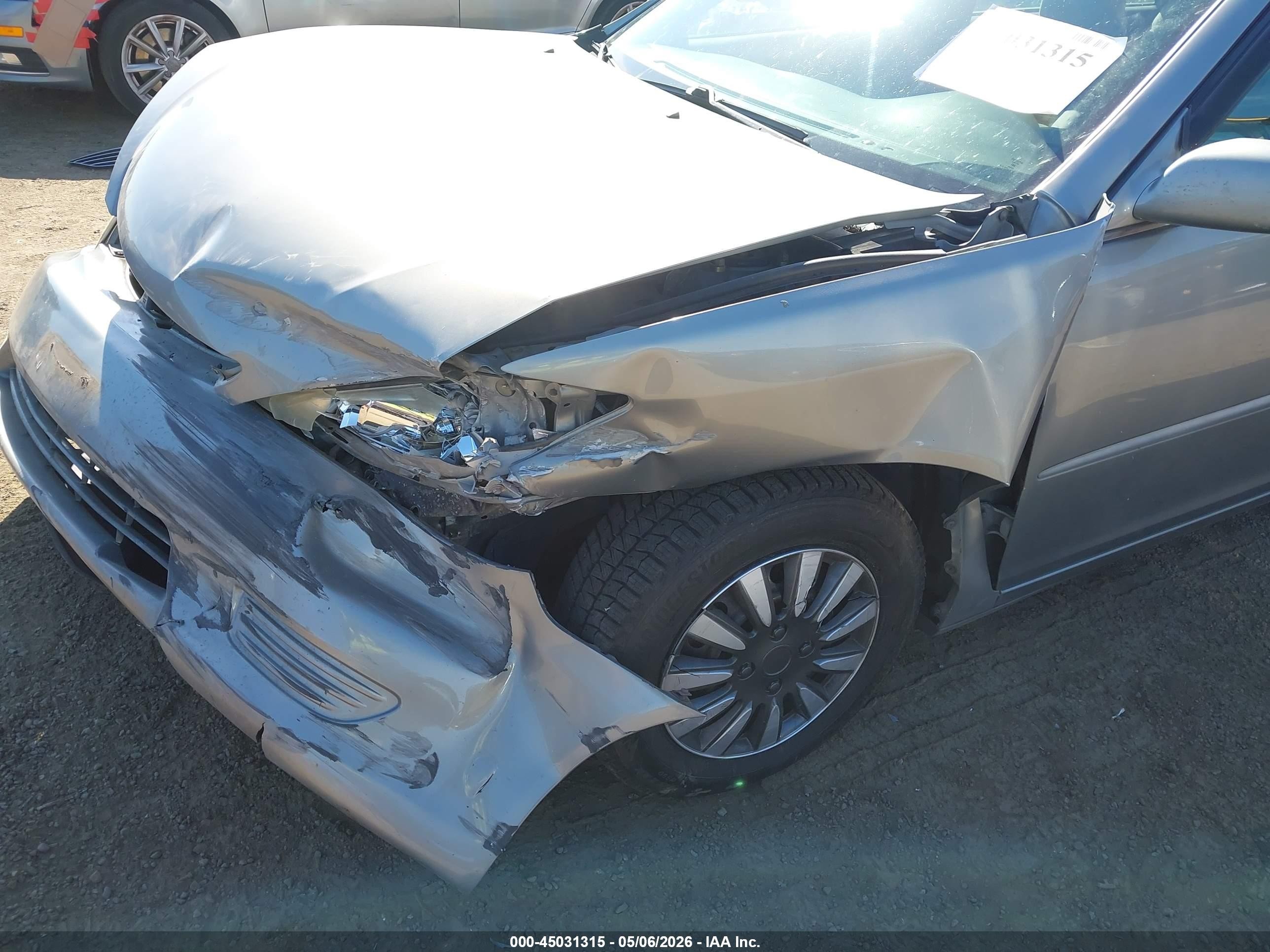 2006 Toyota Camry Le Pewter vin: 4T1BE30K56U712207