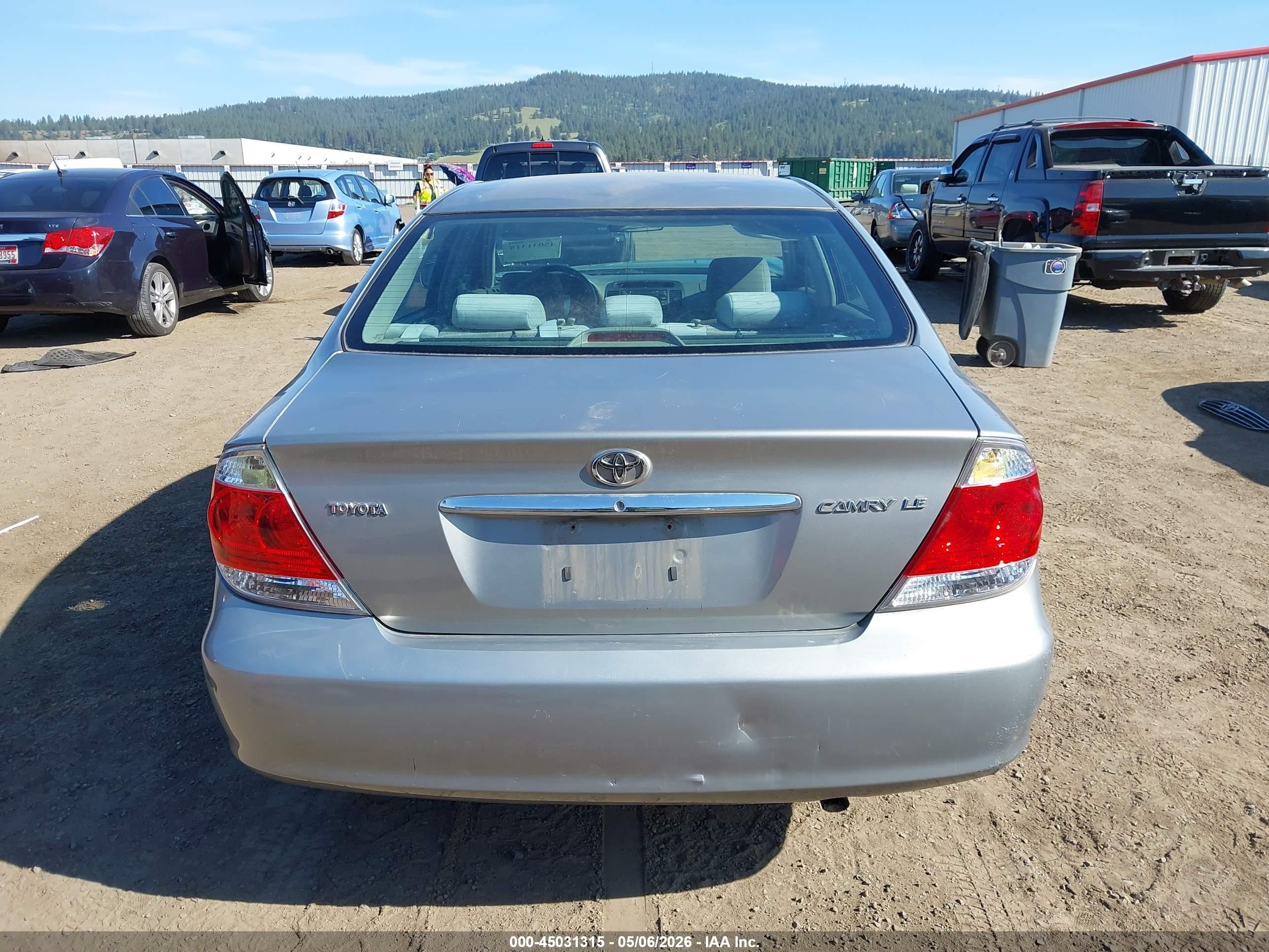 2006 Toyota Camry Le Pewter vin: 4T1BE30K56U712207