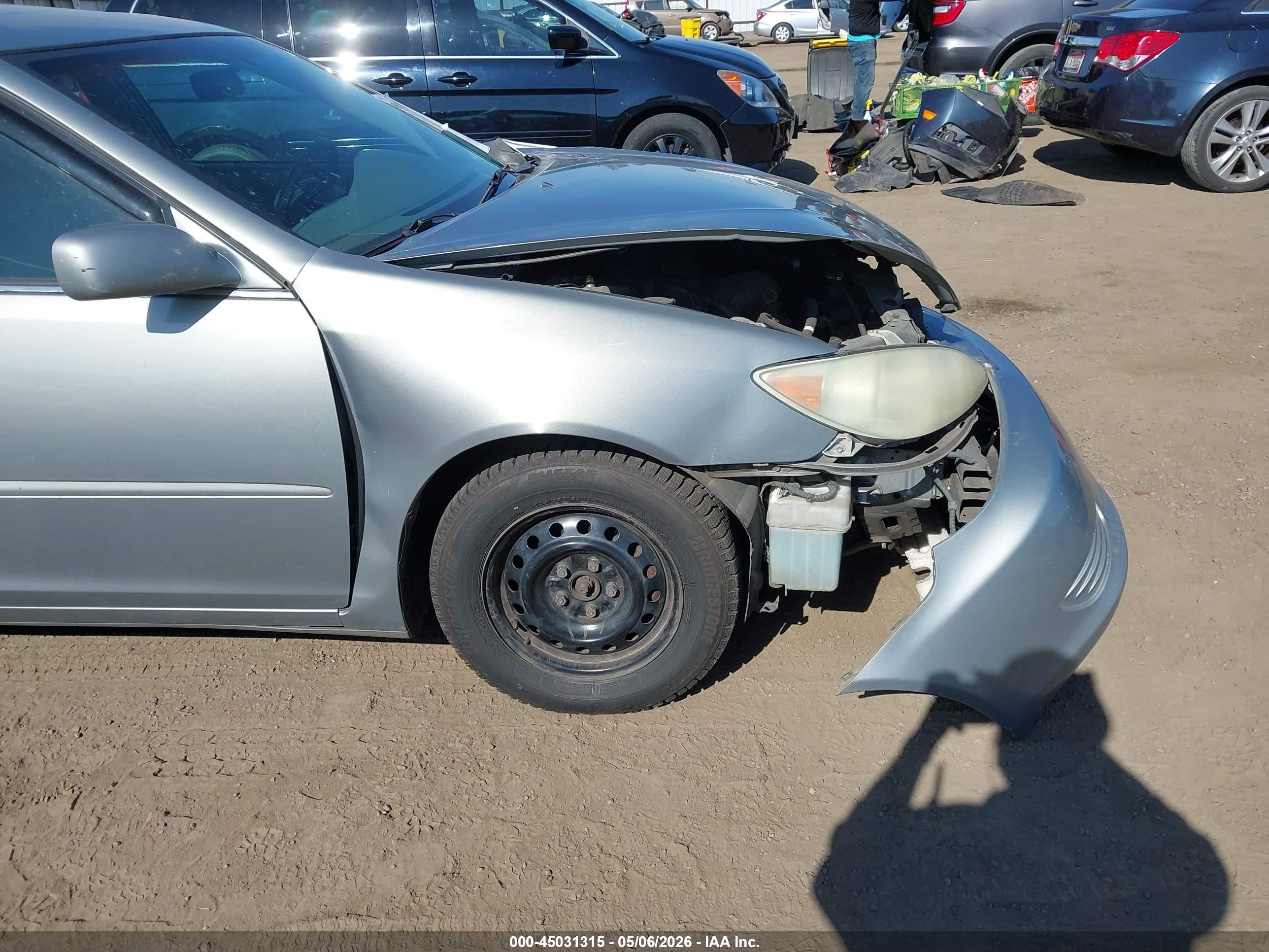 2006 Toyota Camry Le Pewter vin: 4T1BE30K56U712207