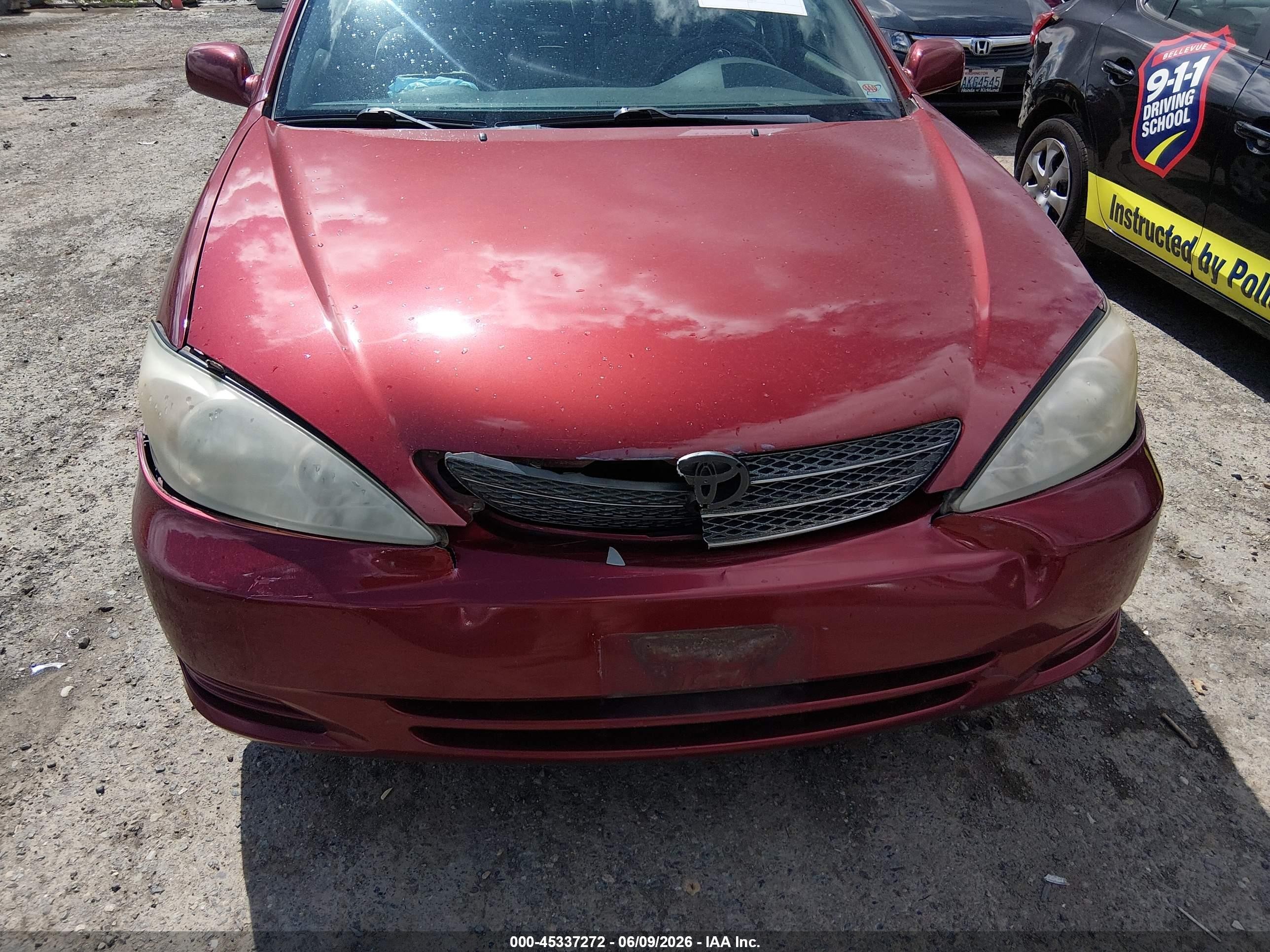 2002 Toyota Camry Le Gray vin: 4T1BE30K62U575885