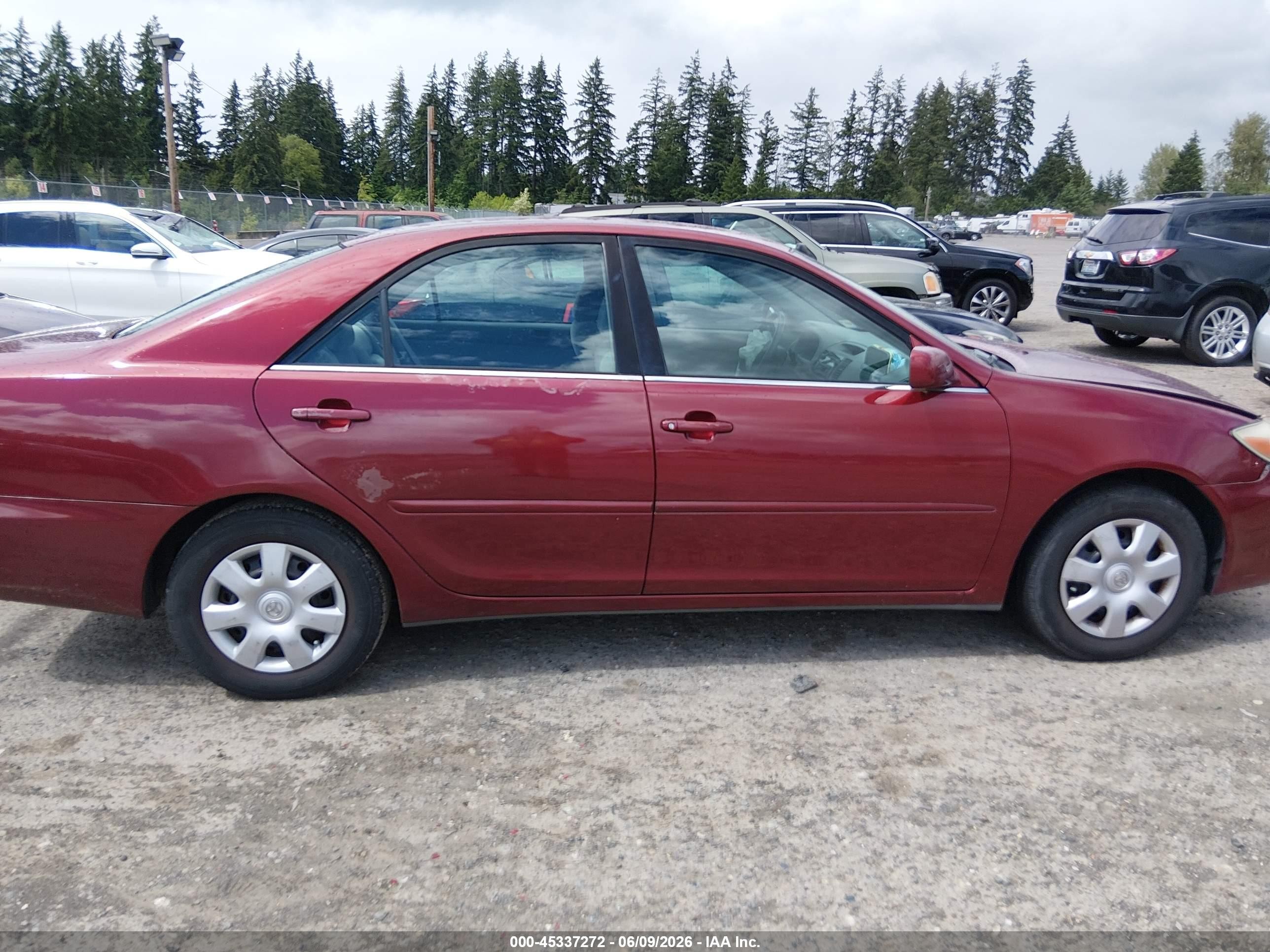 2002 Toyota Camry Le Gray vin: 4T1BE30K62U575885