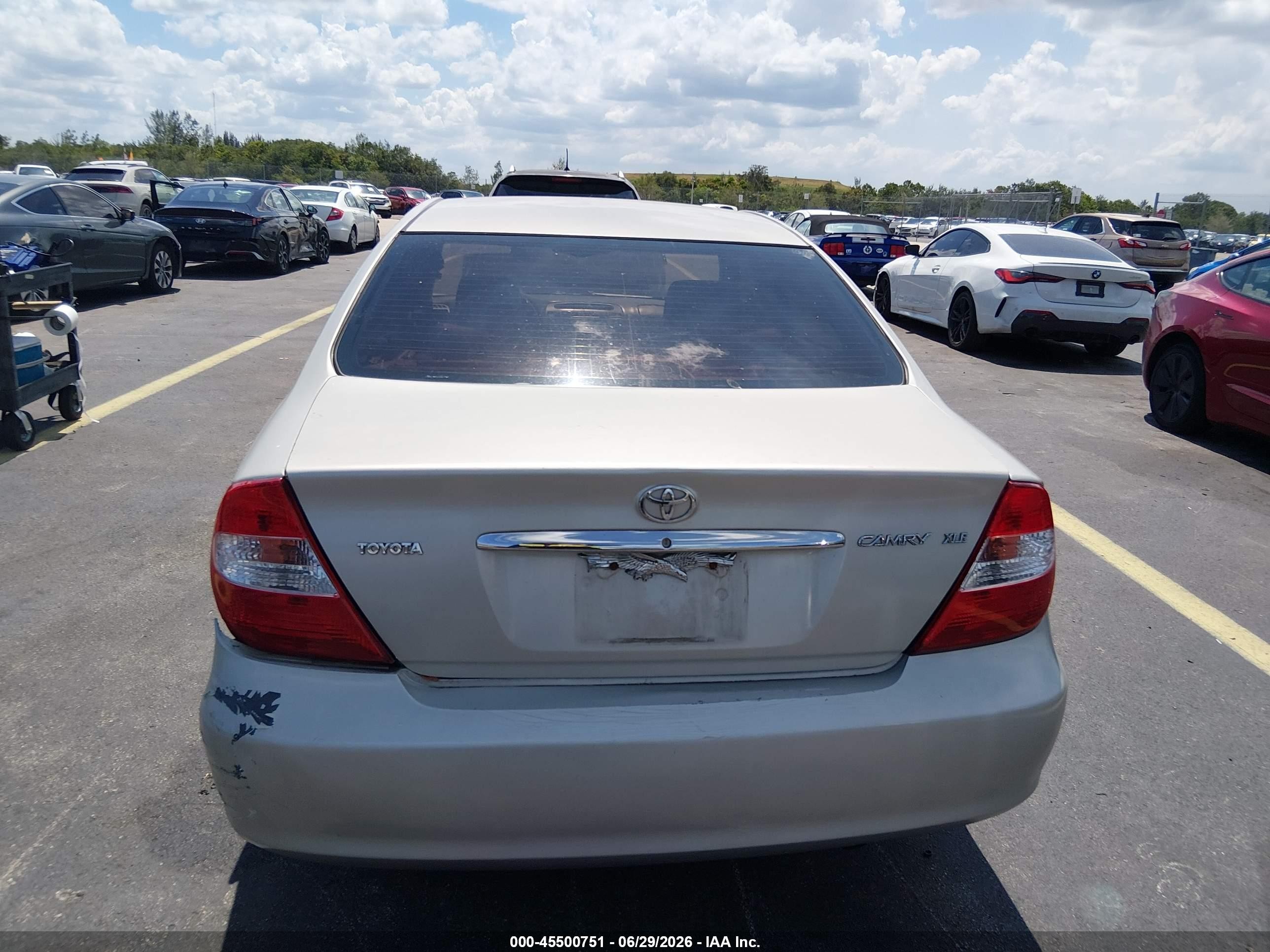 2003 Toyota Camry Xle Silver vin: 4T1BE30K63U667581
