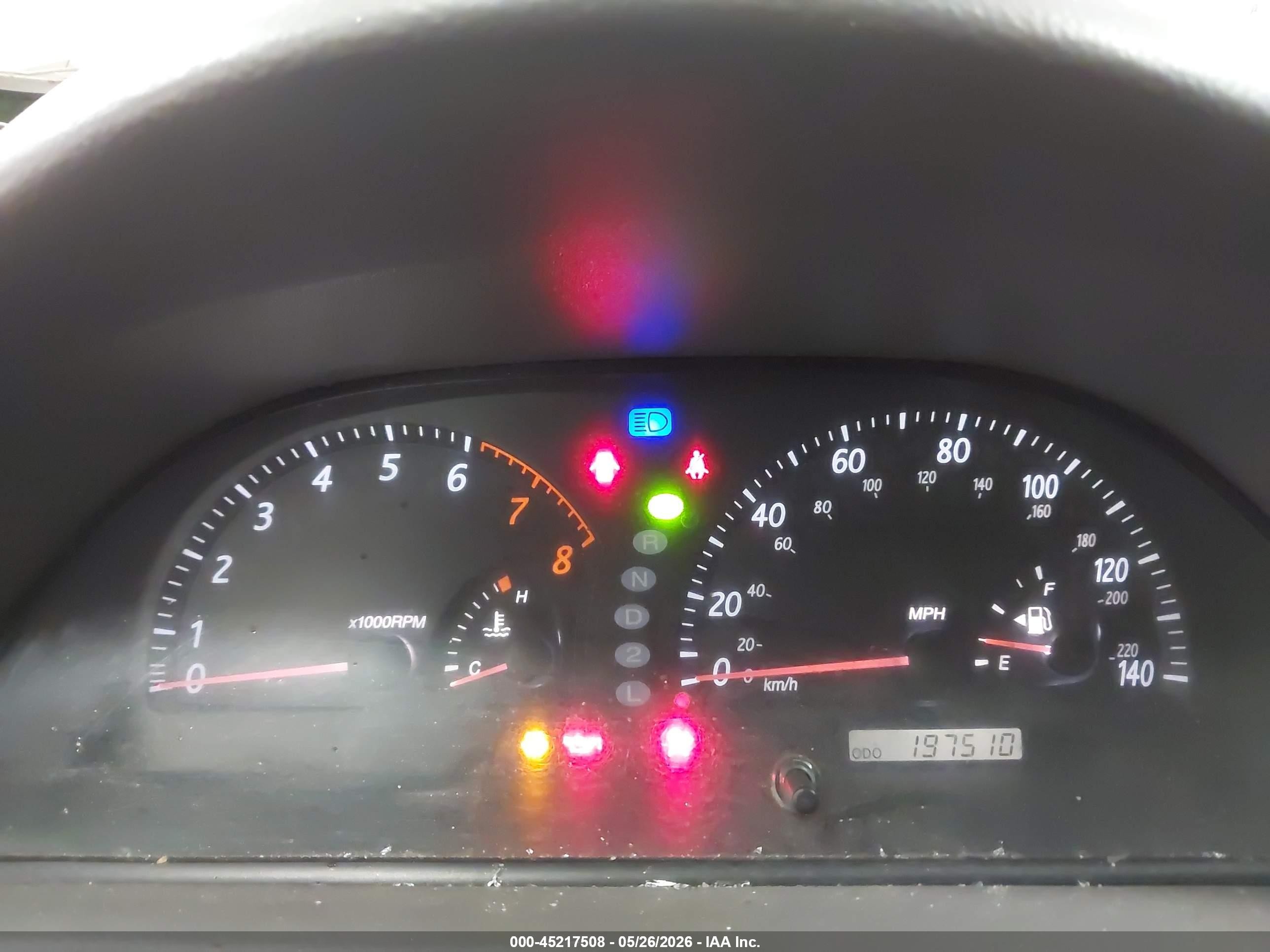 2003 Toyota Camry Le Синий vin: 4T1BE30K63U783881