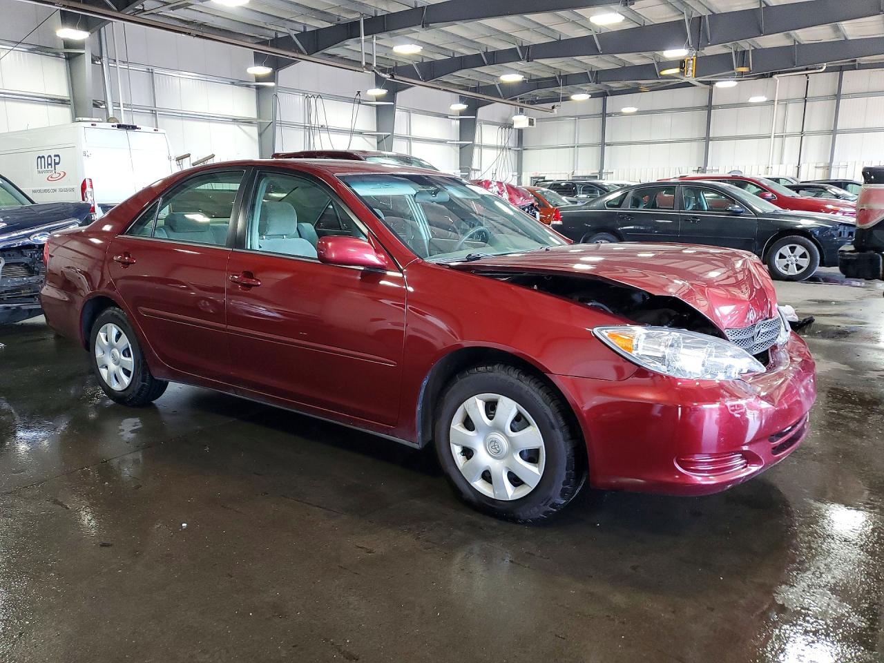 2004 Toyota Camry Le Maroon vin: 4T1BE30K64U367914