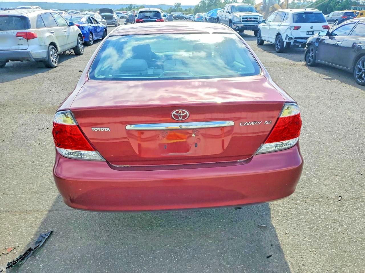 2006 Toyota Camry Xle Red vin: 4T1BE30K66U126311