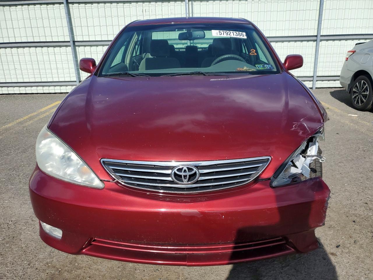 2006 Toyota Camry Xle Red vin: 4T1BE30K66U126311