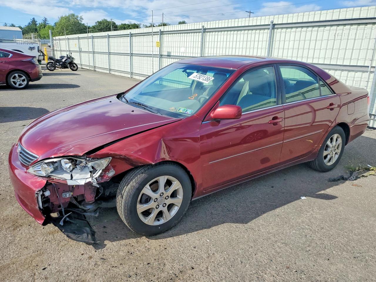 2006 Toyota Camry Xle Red vin: 4T1BE30K66U126311