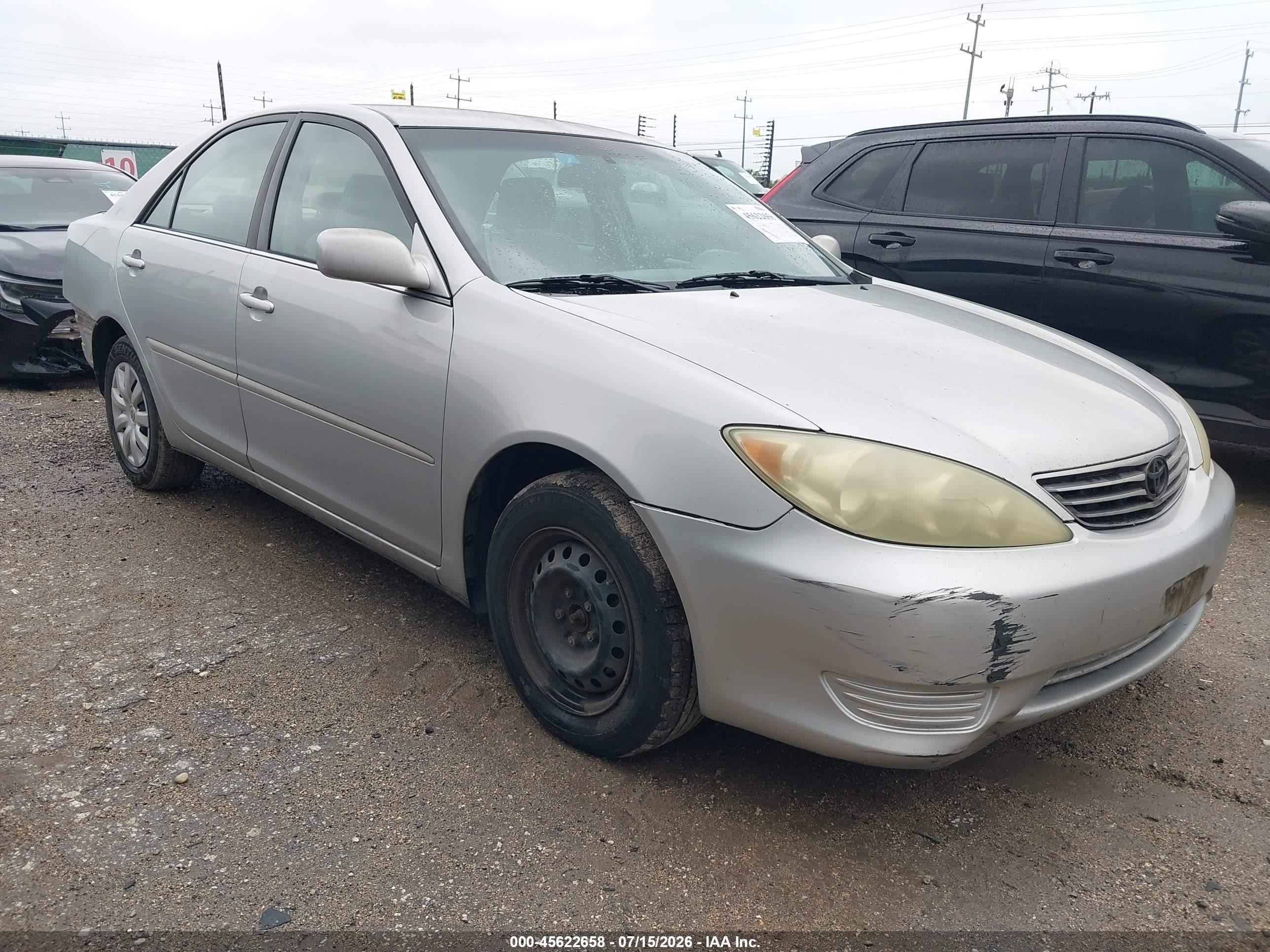 2006 Toyota Camry Le Silver vin: 4T1BE30K66U138202
