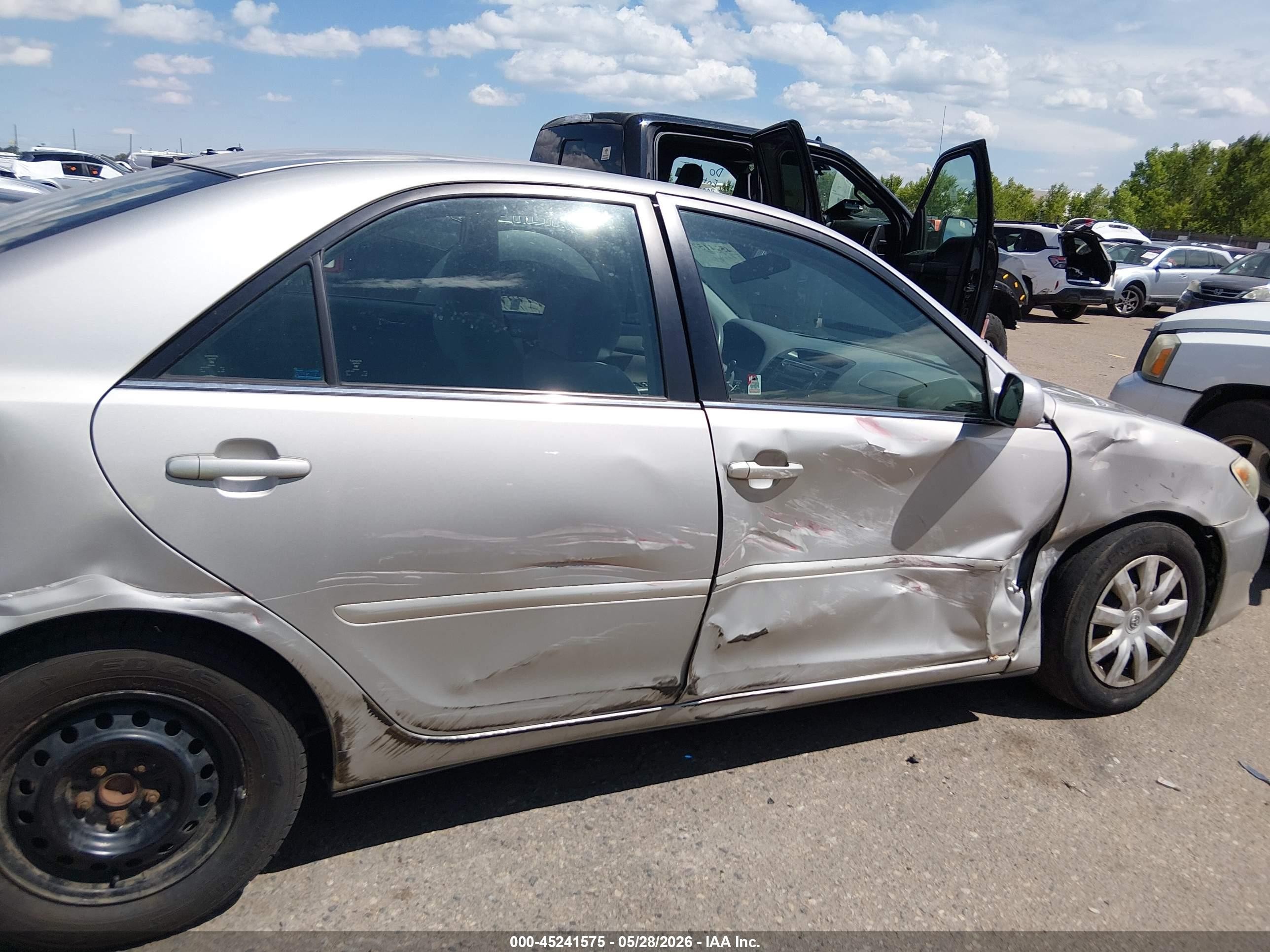 2006 Toyota Camry Le Silver vin: 4T1BE30K66U159907