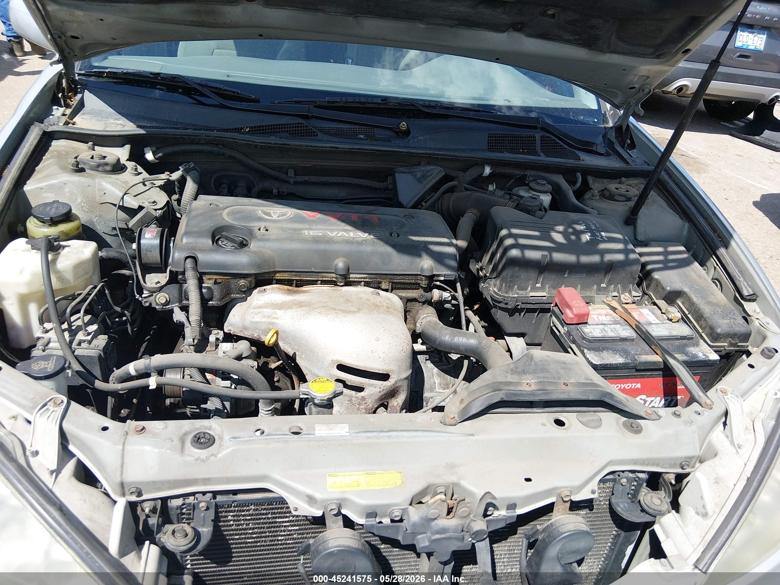 2006 Toyota Camry Le Silver vin: 4T1BE30K66U159907