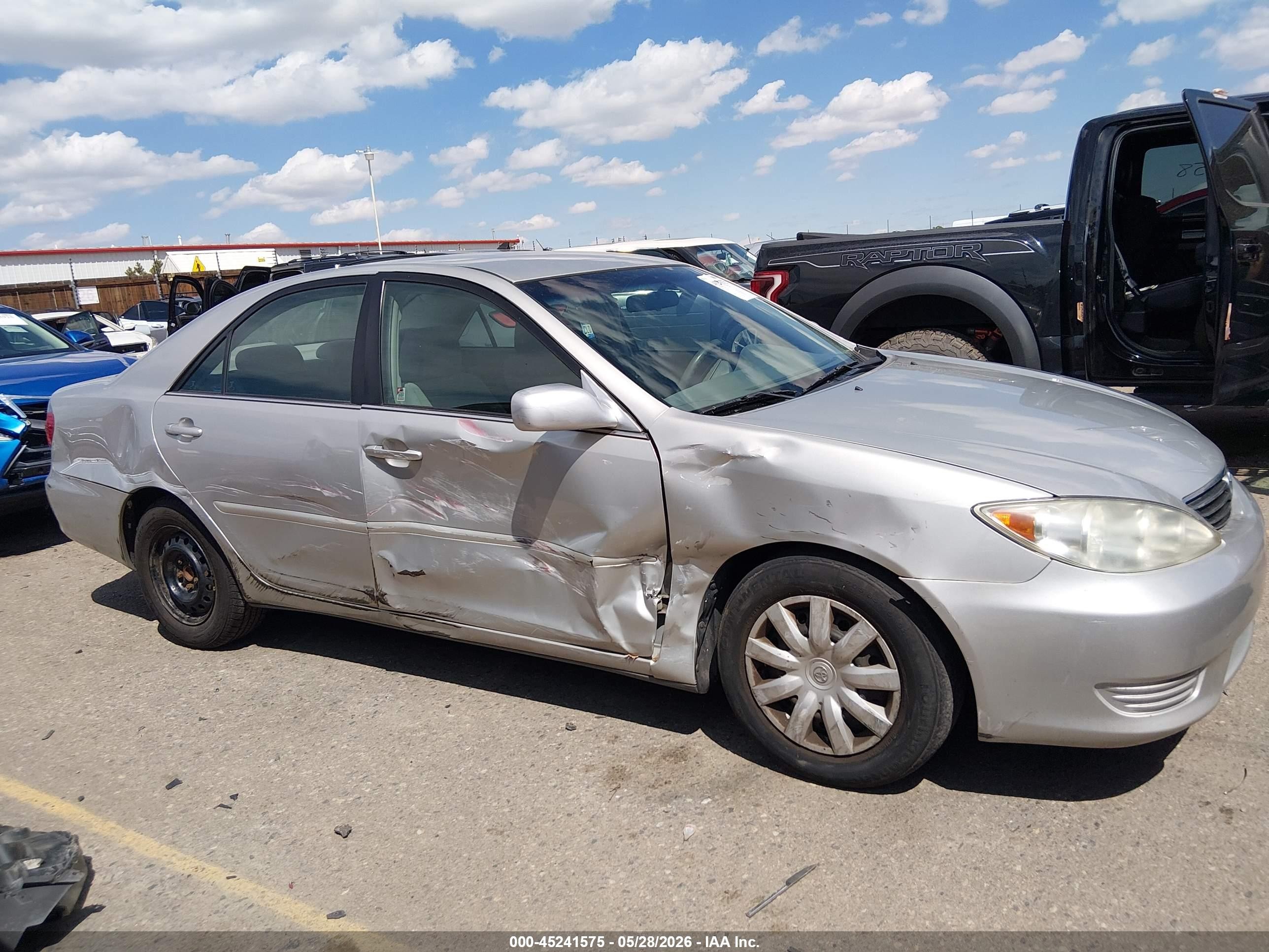 2006 Toyota Camry Le Silver vin: 4T1BE30K66U159907