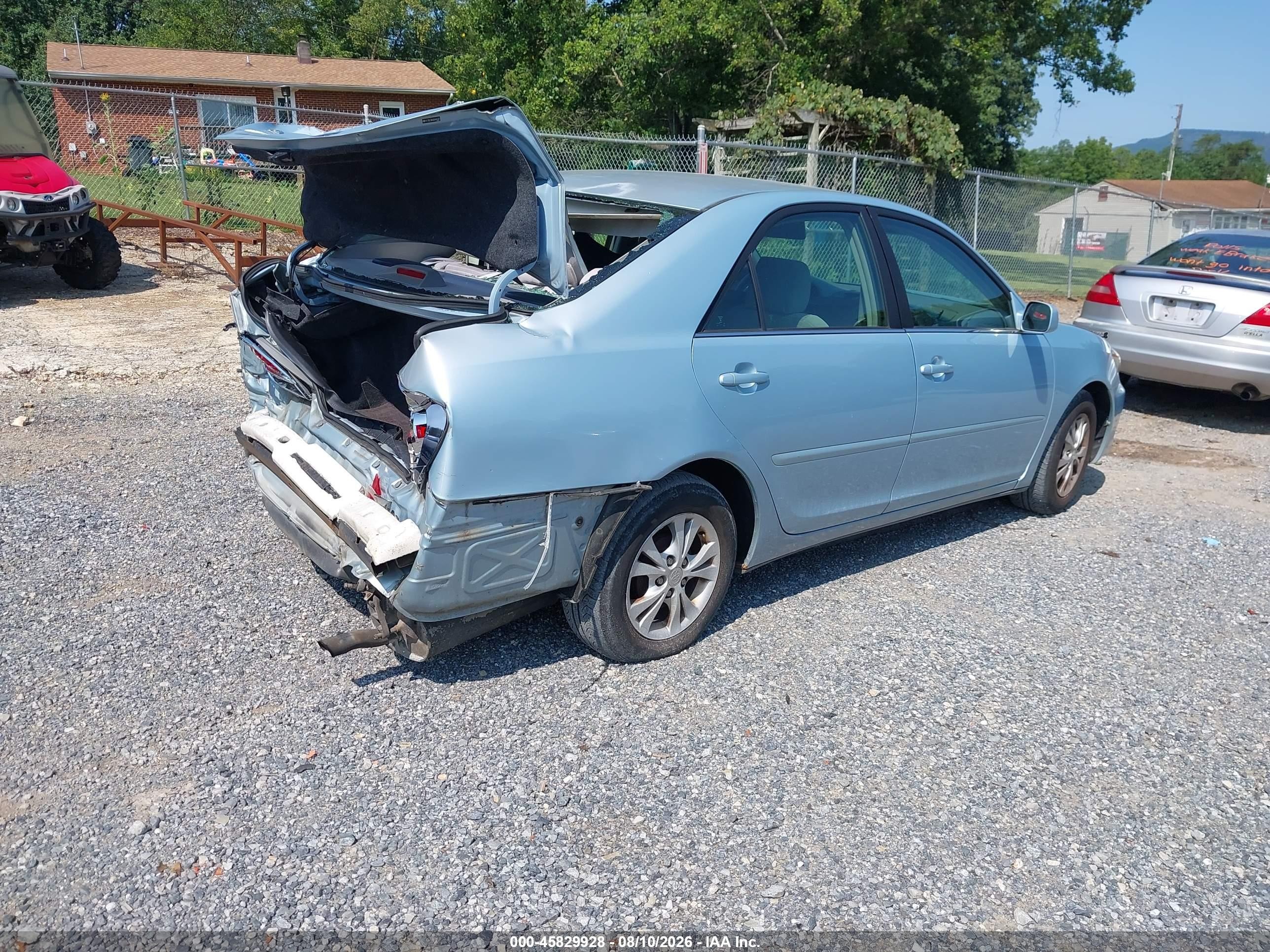 2006 Toyota Camry Le Blue vin: 4T1BE30K66U648307