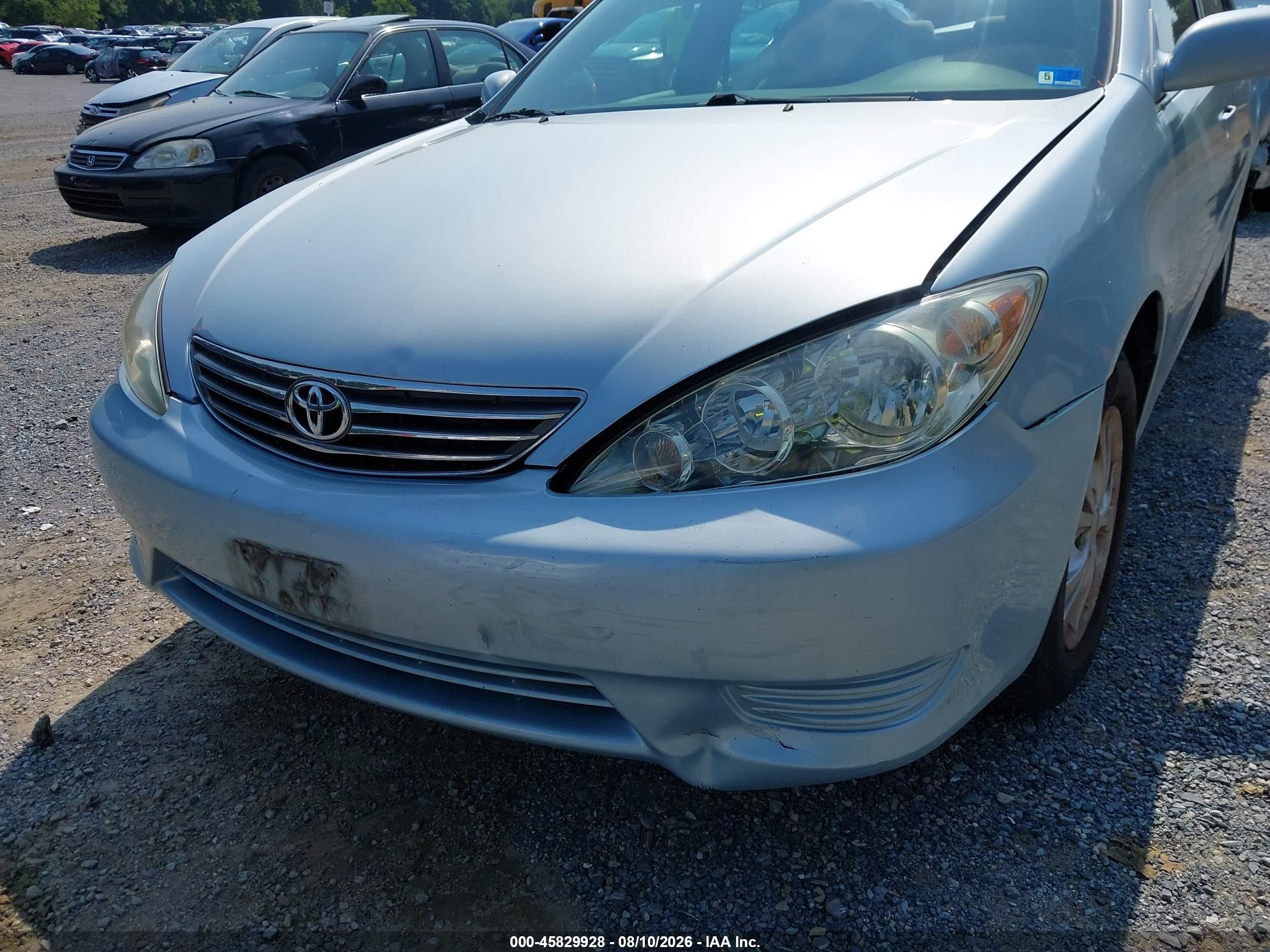 2006 Toyota Camry Le Blue vin: 4T1BE30K66U648307
