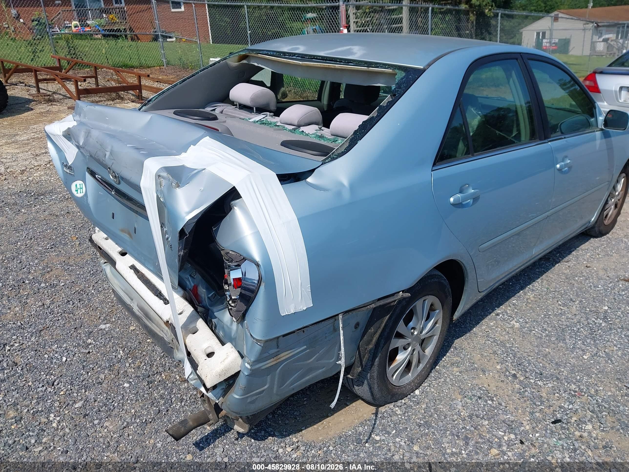 2006 Toyota Camry Le Blue vin: 4T1BE30K66U648307