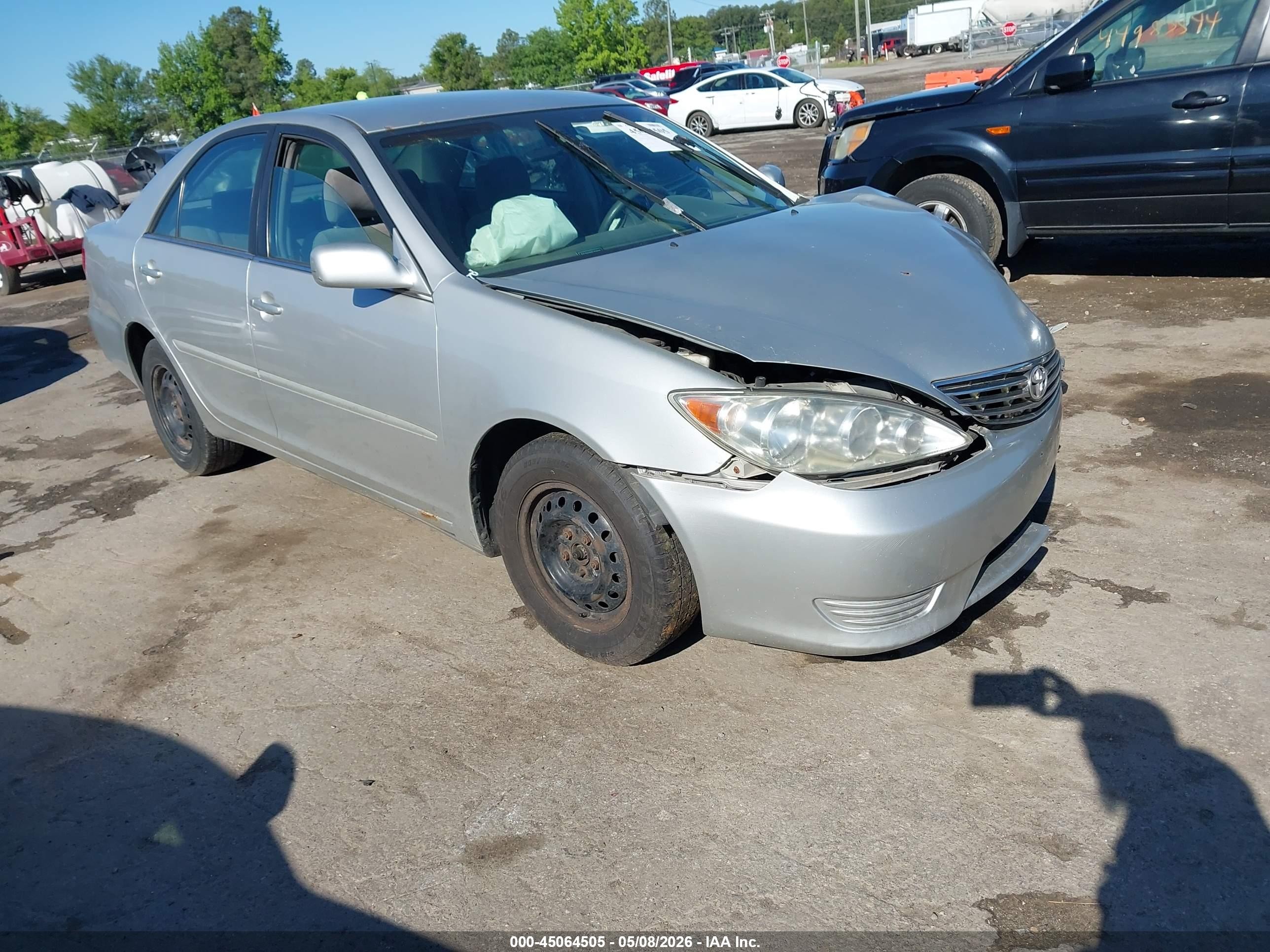 2006 Toyota Camry Le Silver vin: 4T1BE30K66U736242