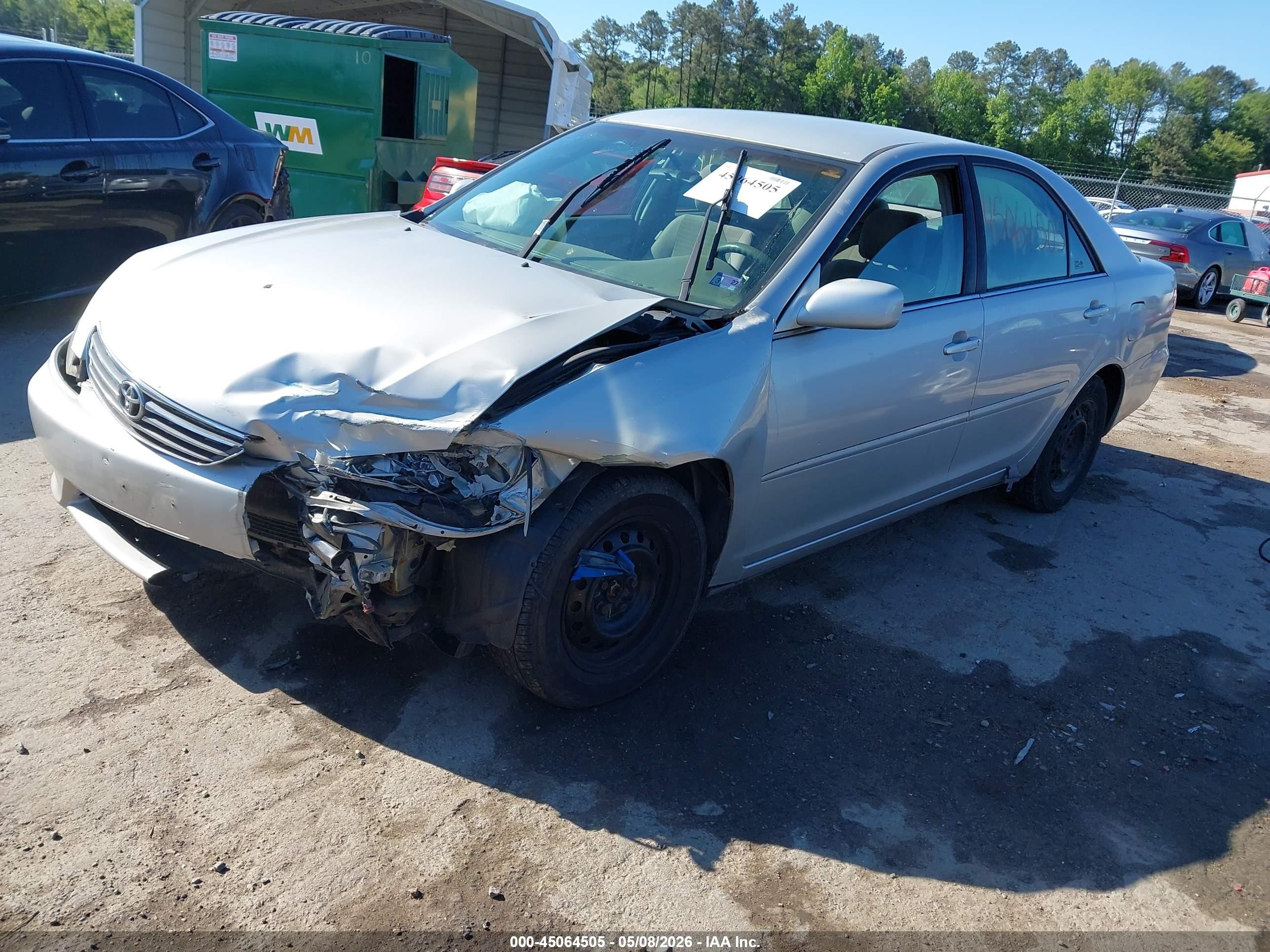 2006 Toyota Camry Le Серебряный vin: 4T1BE30K66U736242