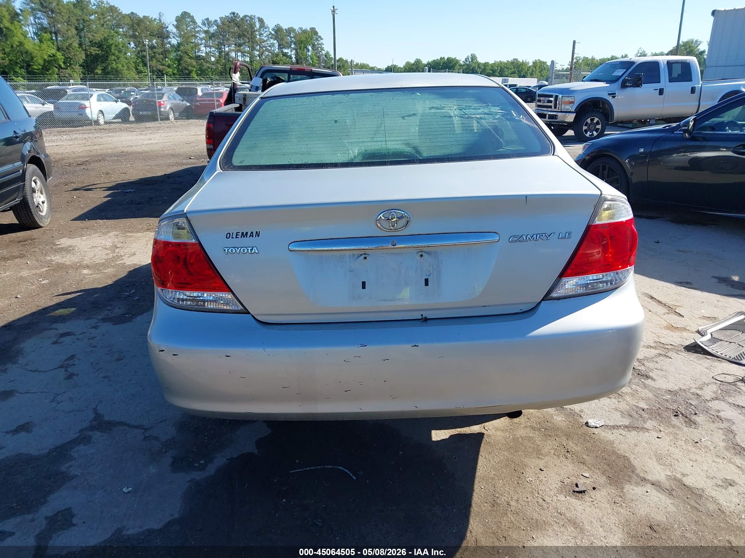 2006 Toyota Camry Le Серебряный vin: 4T1BE30K66U736242