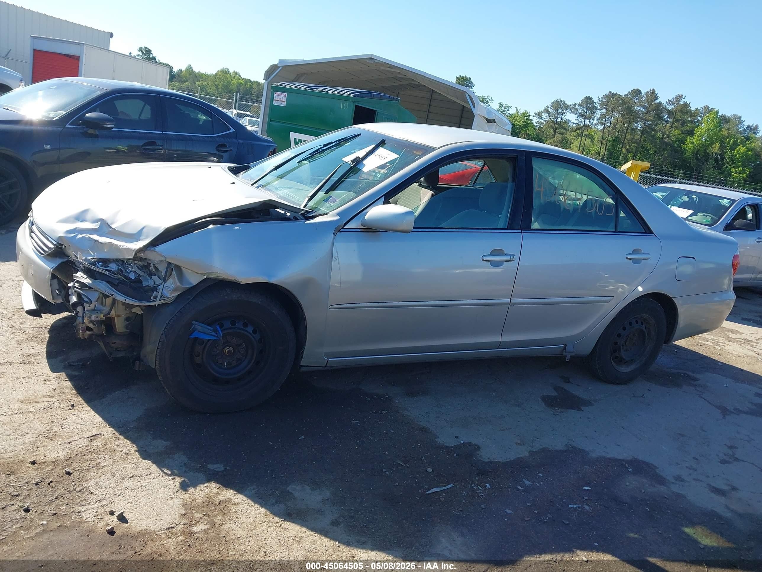 2006 Toyota Camry Le Серебряный vin: 4T1BE30K66U736242