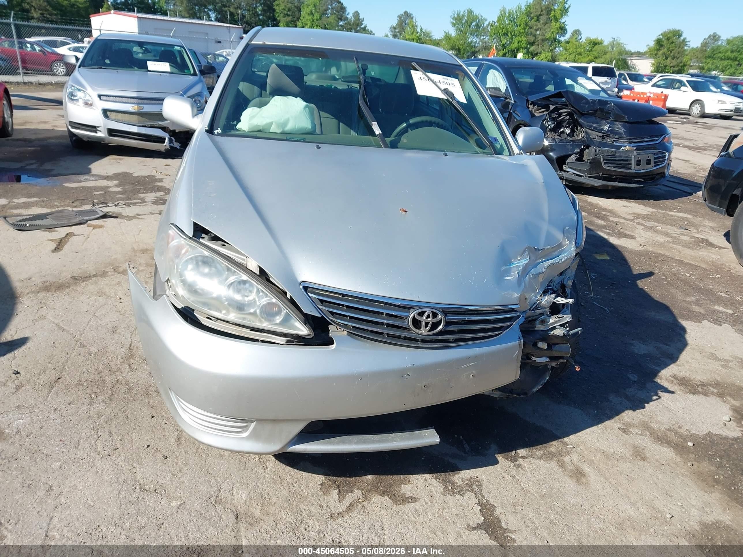 2006 Toyota Camry Le Серебряный vin: 4T1BE30K66U736242