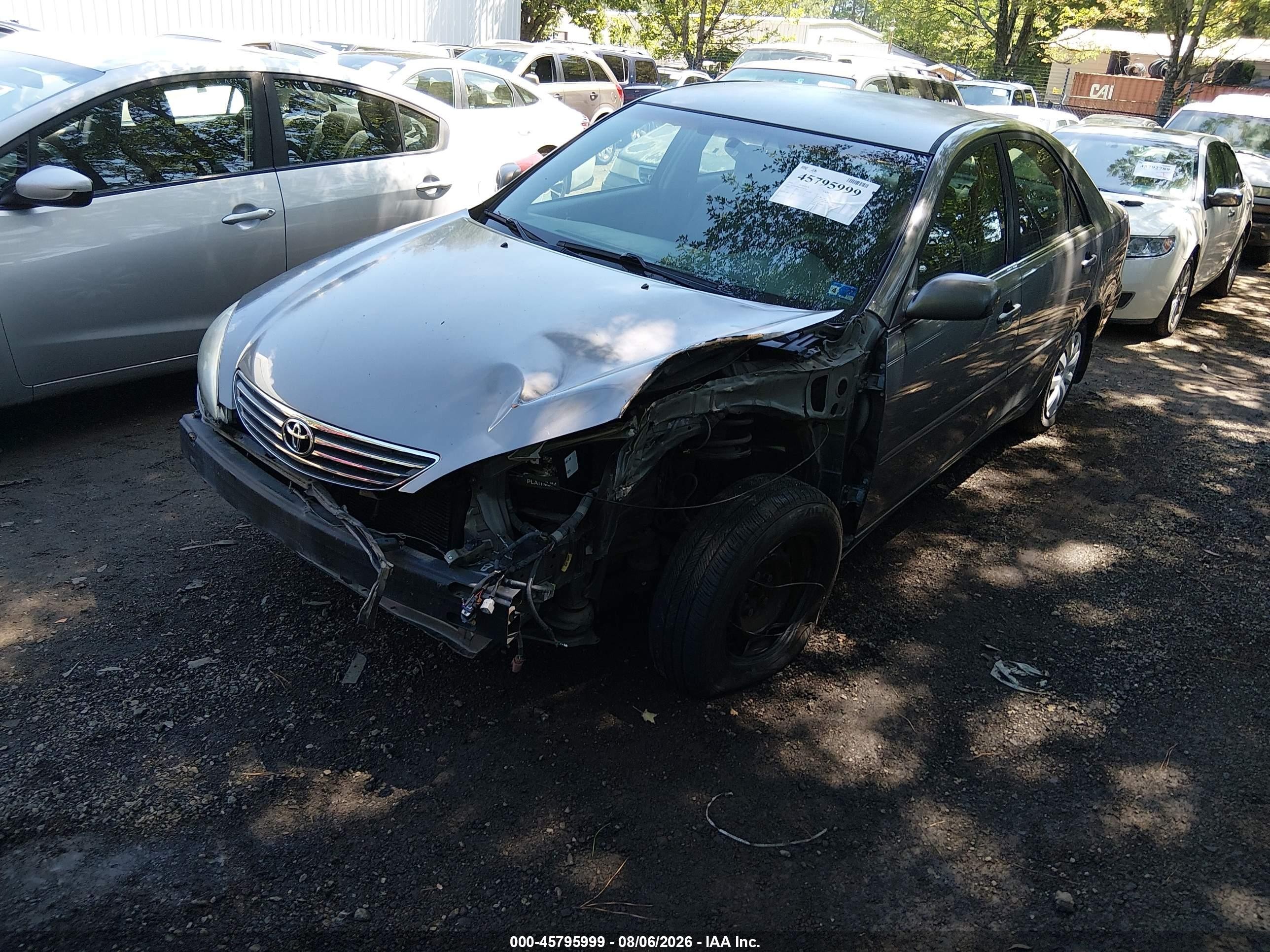 2006 Toyota Camry Le Gray vin: 4T1BE30K66U744745
