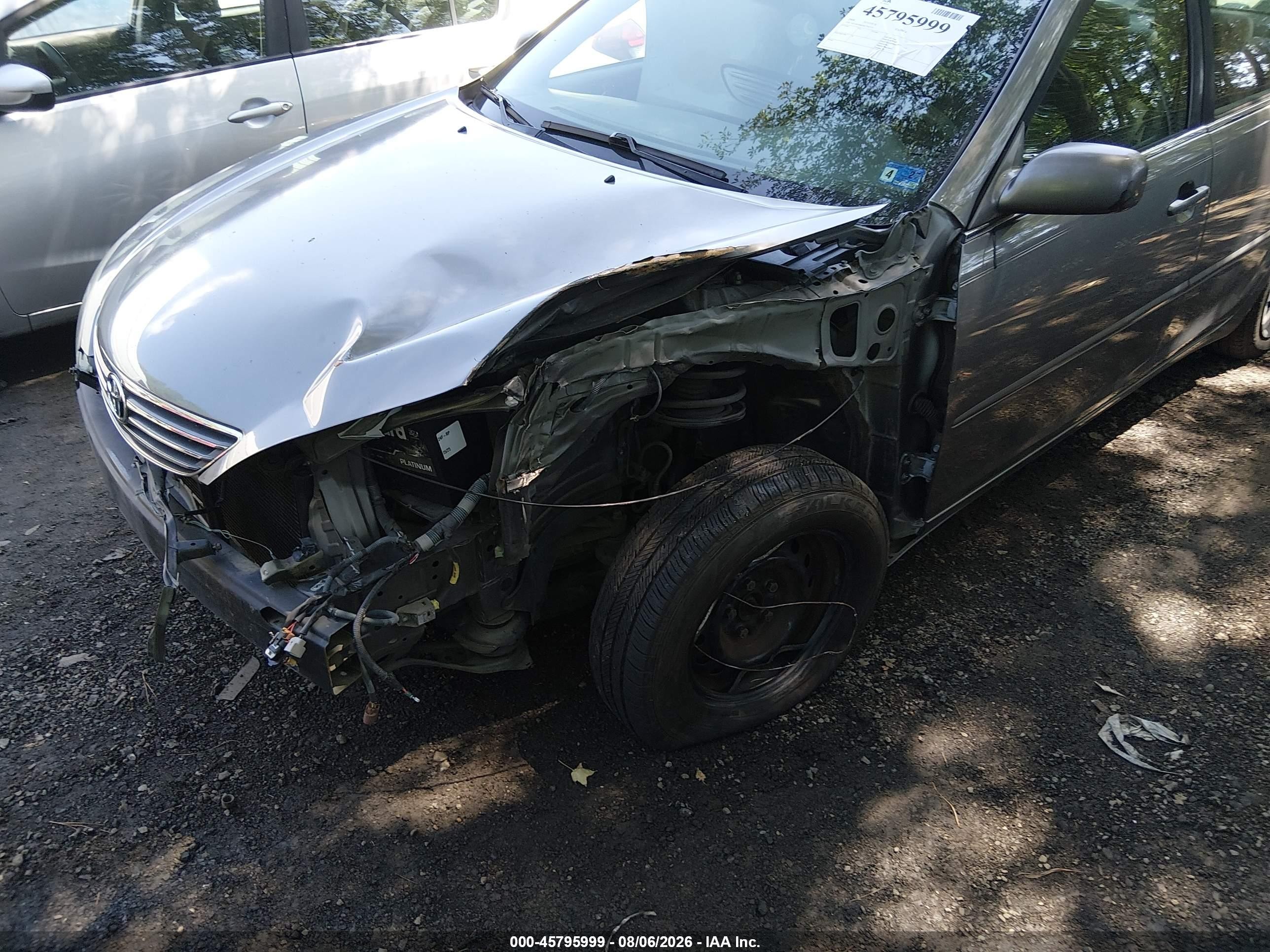 2006 Toyota Camry Le Gray vin: 4T1BE30K66U744745