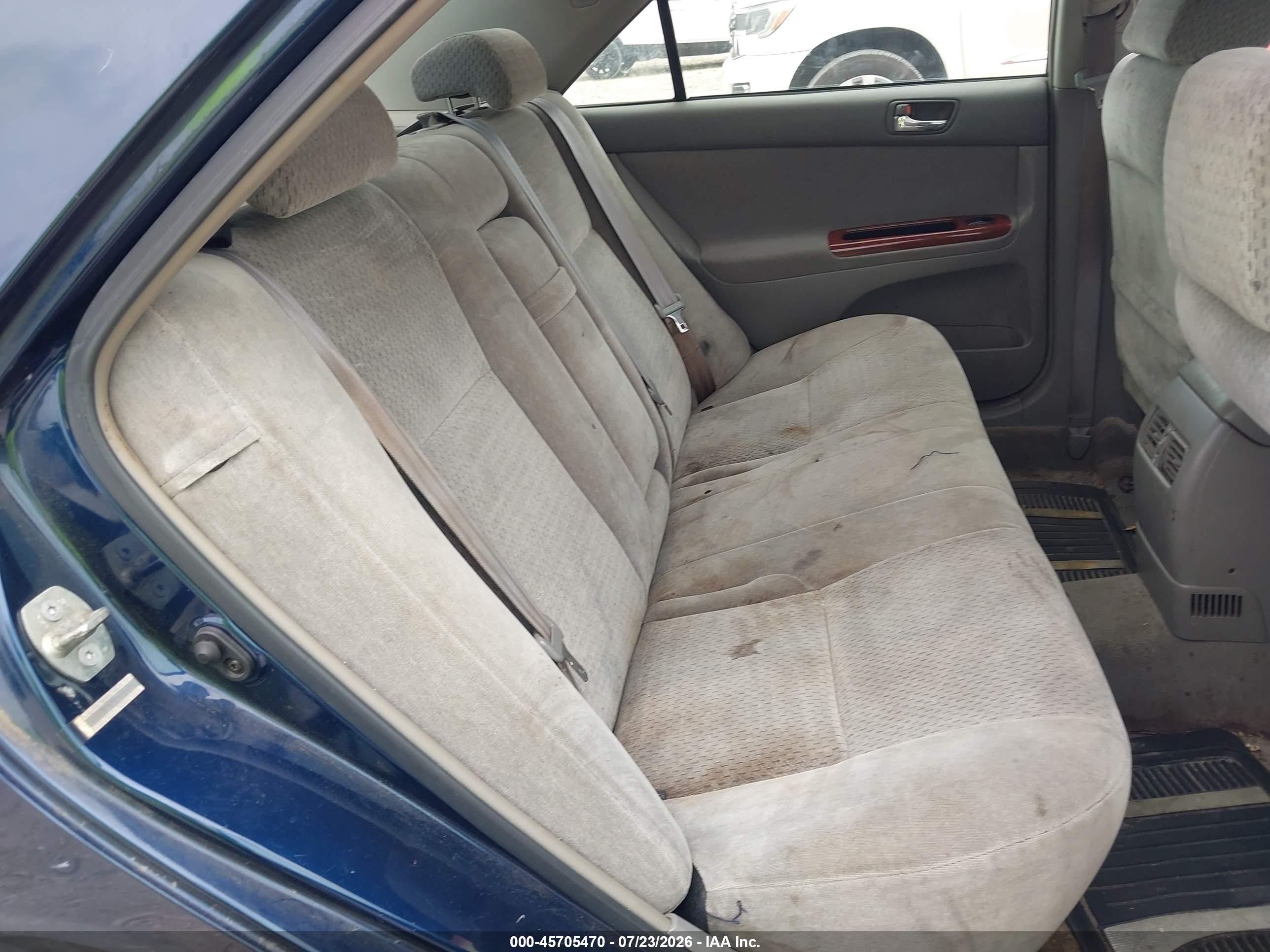 2002 Toyota Camry Xle Blue vin: 4T1BE30K72U614452