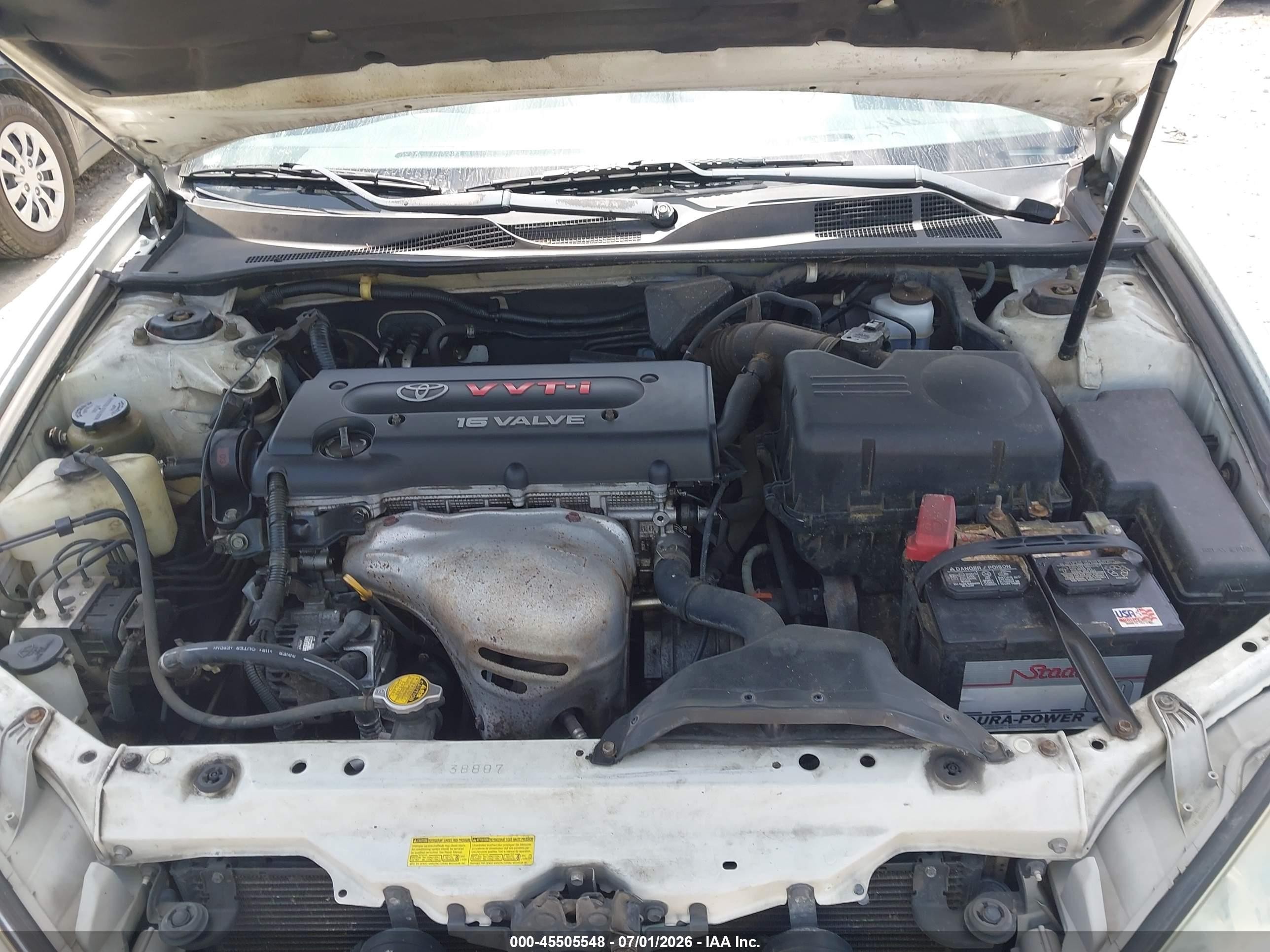 2003 Toyota Camry Le White vin: 4T1BE30K73U147406