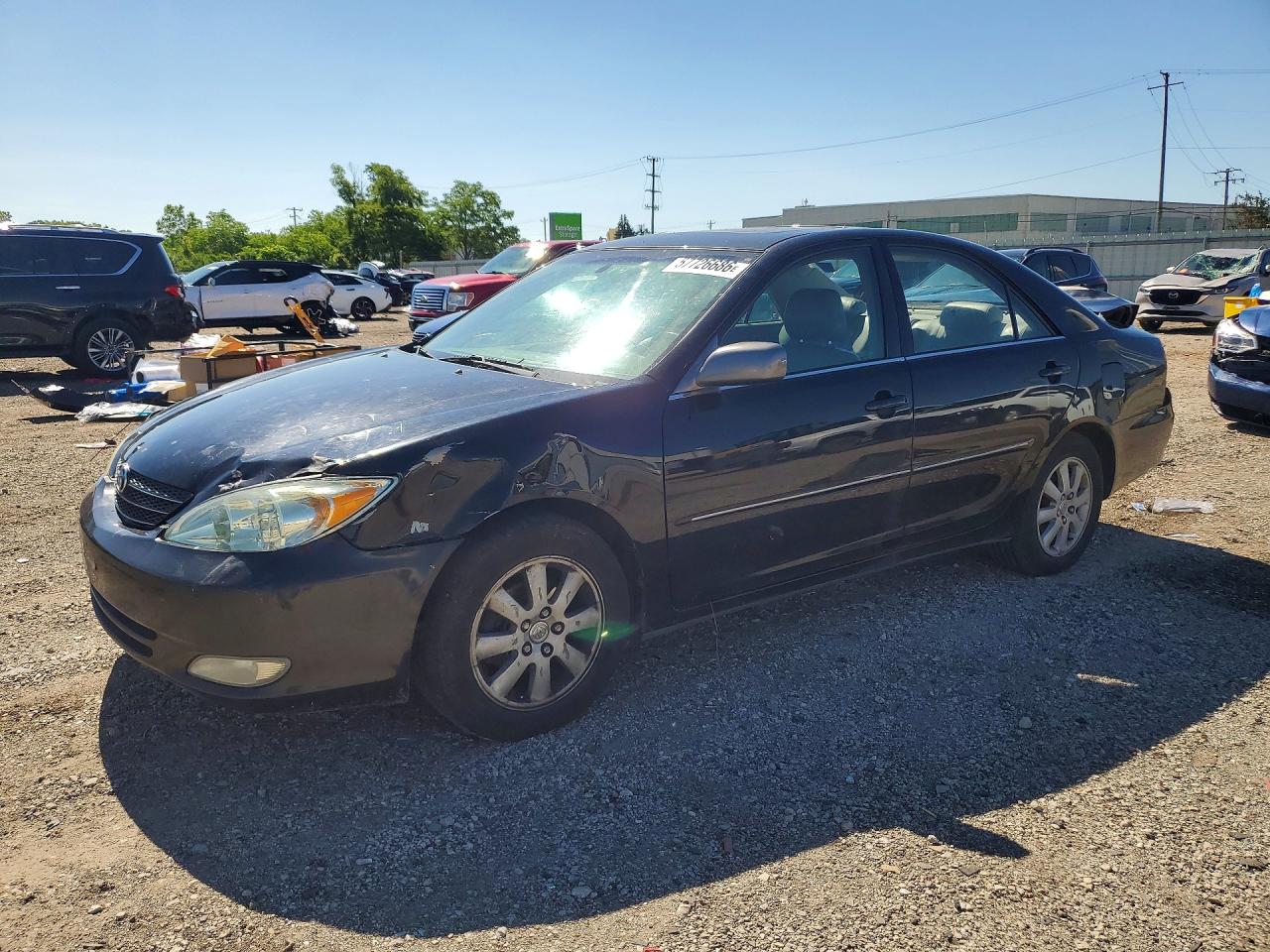 2003 Toyota Camry Xle Black vin: 4T1BE30K73U200606