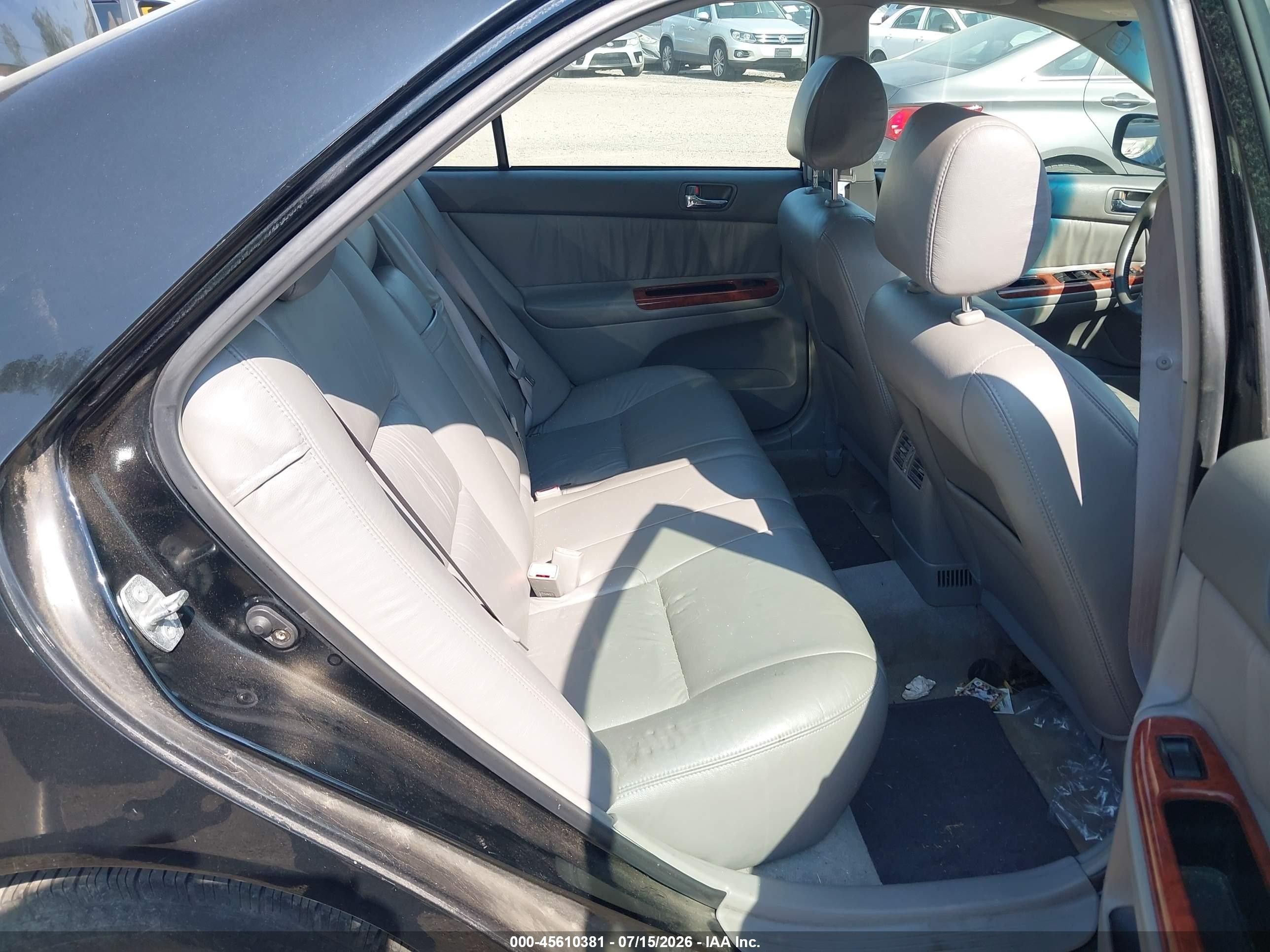 2003 Toyota Camry Xle Black vin: 4T1BE30K73U226896