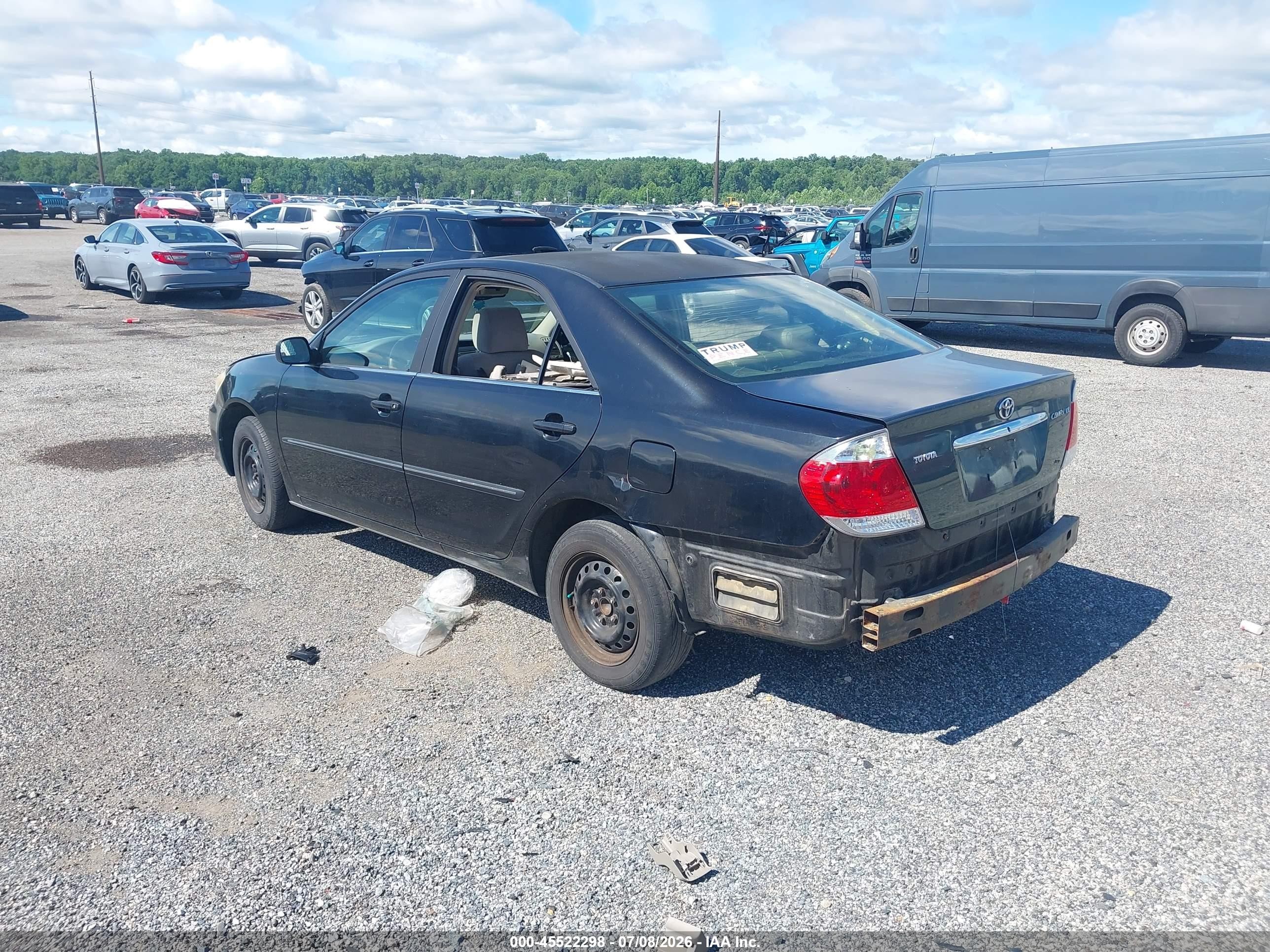 2003 Toyota Camry Xle Black vin: 4T1BE30K73U246033