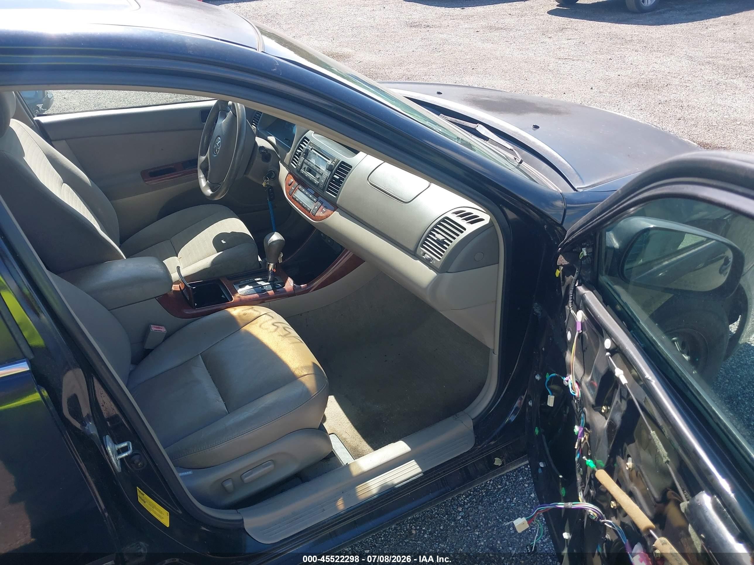 2003 Toyota Camry Xle Black vin: 4T1BE30K73U246033
