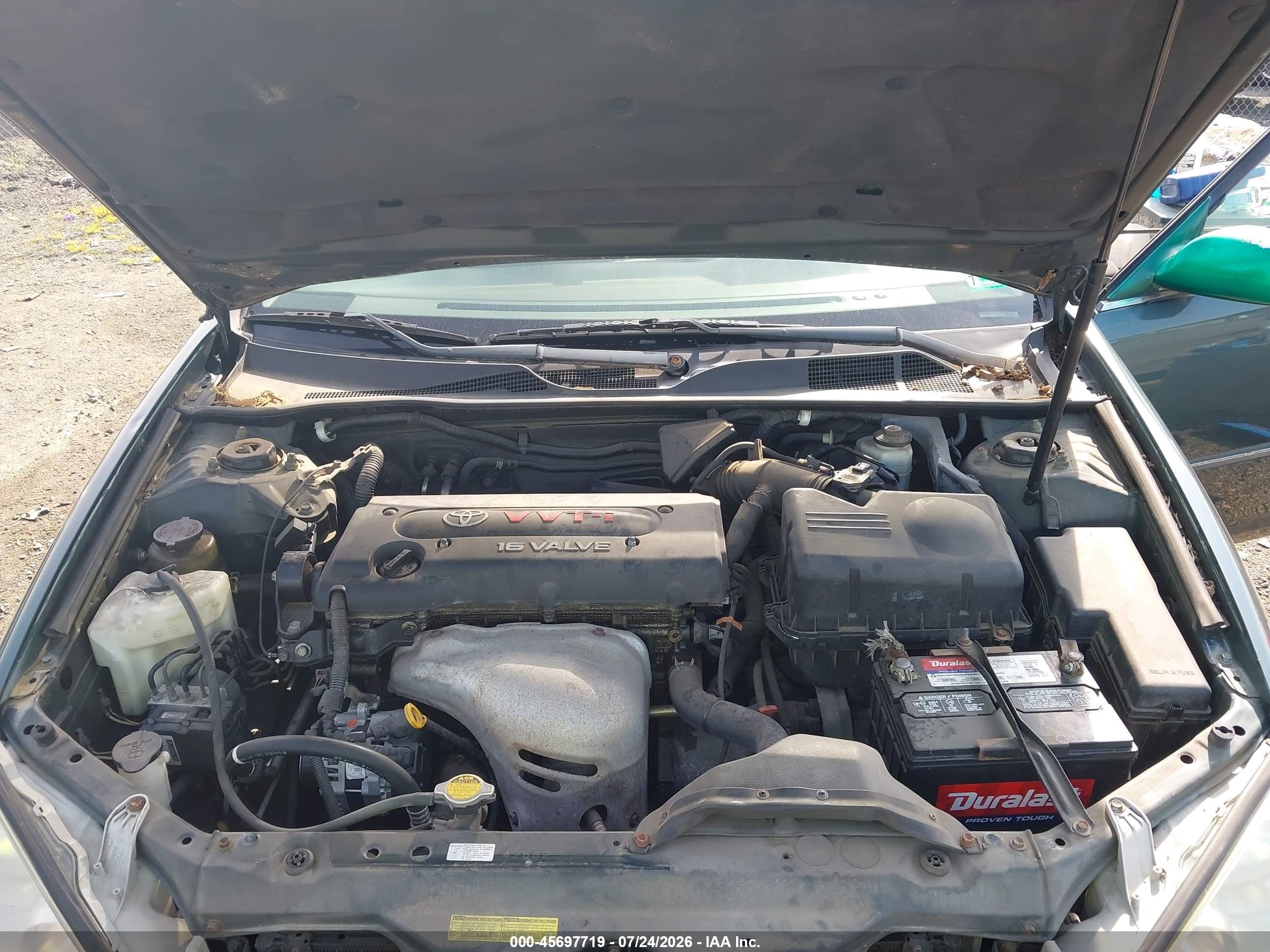 2005 Toyota Camry Xle Green vin: 4T1BE30K75U412831