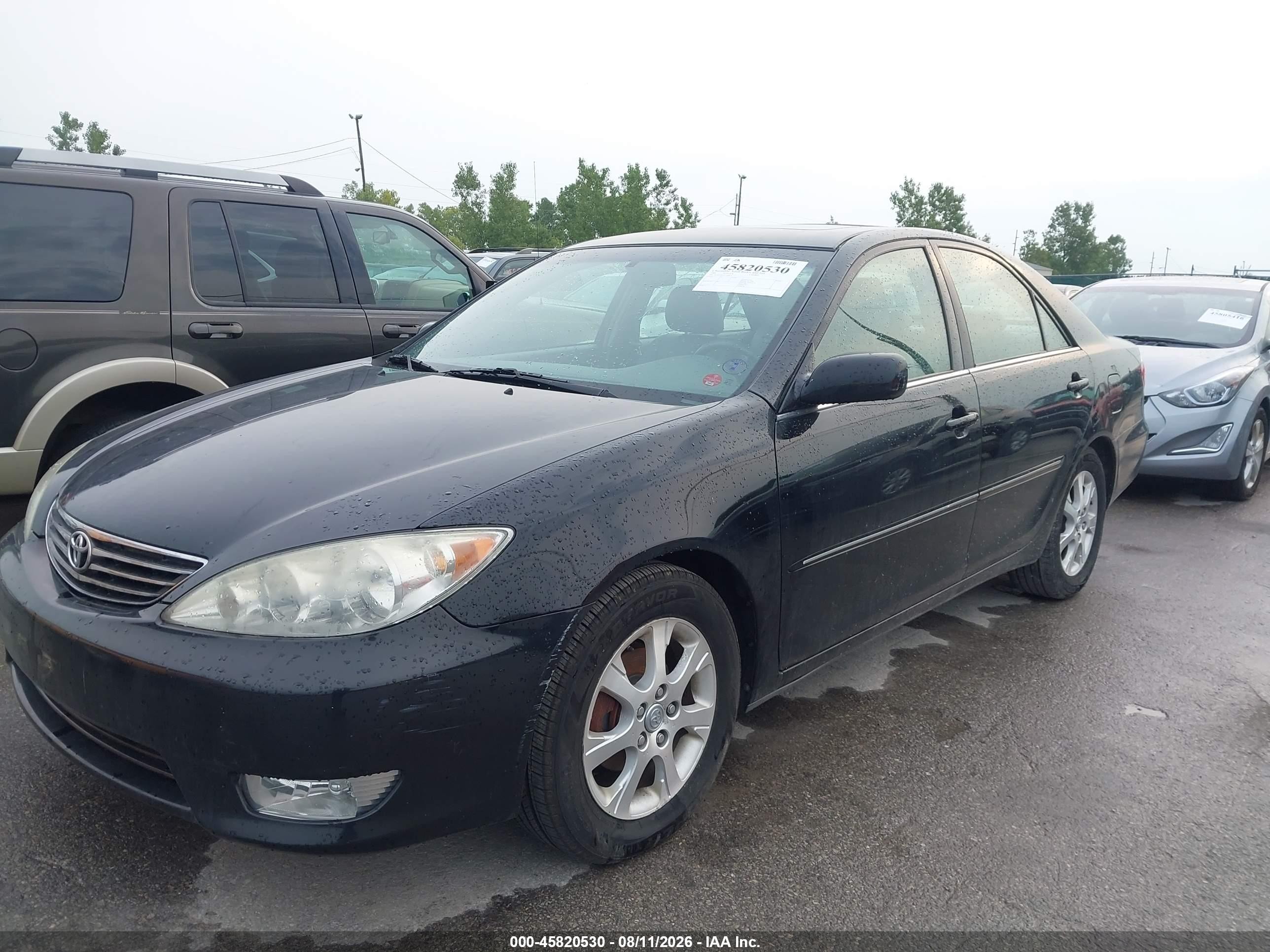 2006 Toyota Camry Xle Black vin: 4T1BE30K76U109419
