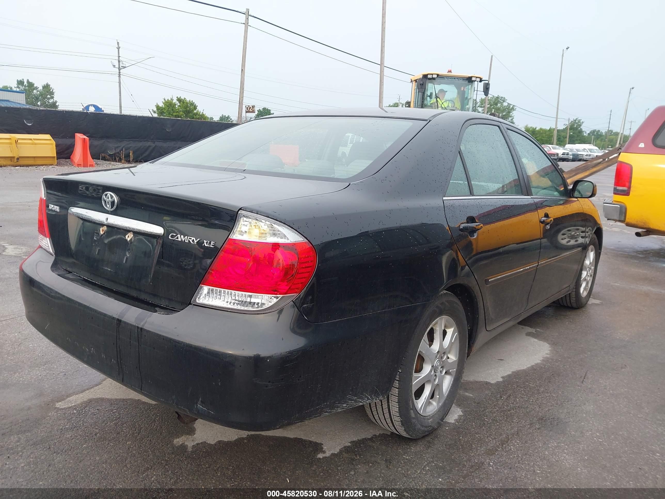 2006 Toyota Camry Xle Black vin: 4T1BE30K76U109419