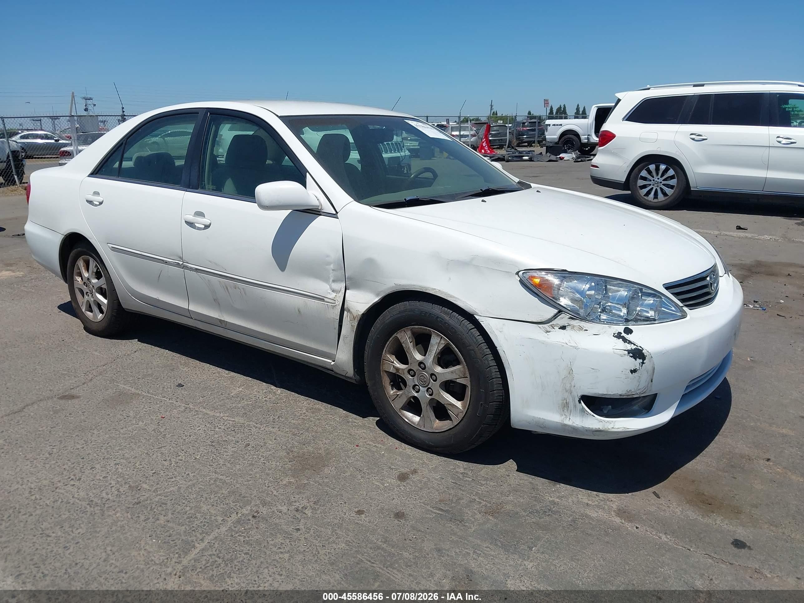 2006 Toyota Camry Xle Белый vin: 4T1BE30K76U712936