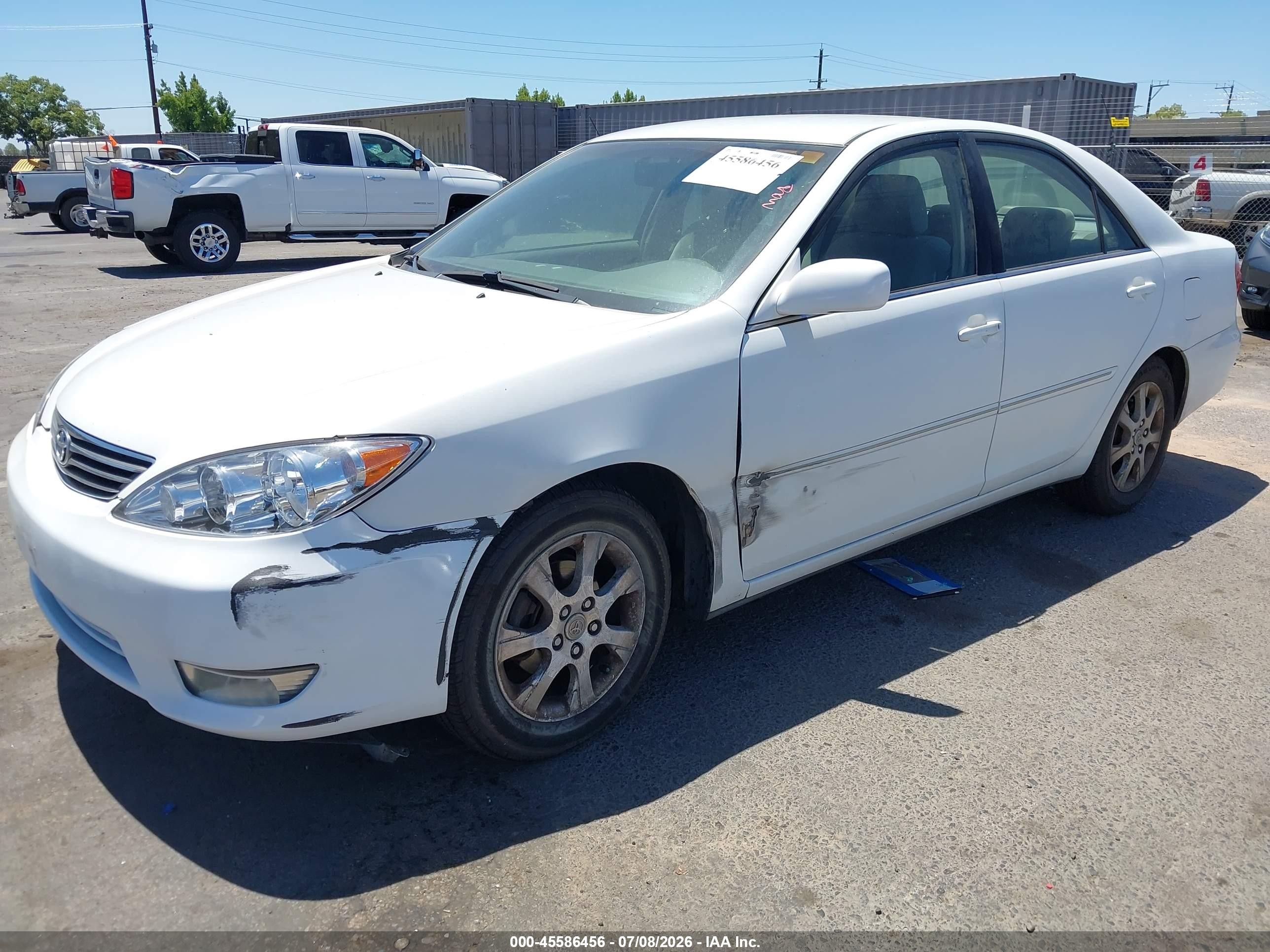 2006 Toyota Camry Xle Белый vin: 4T1BE30K76U712936