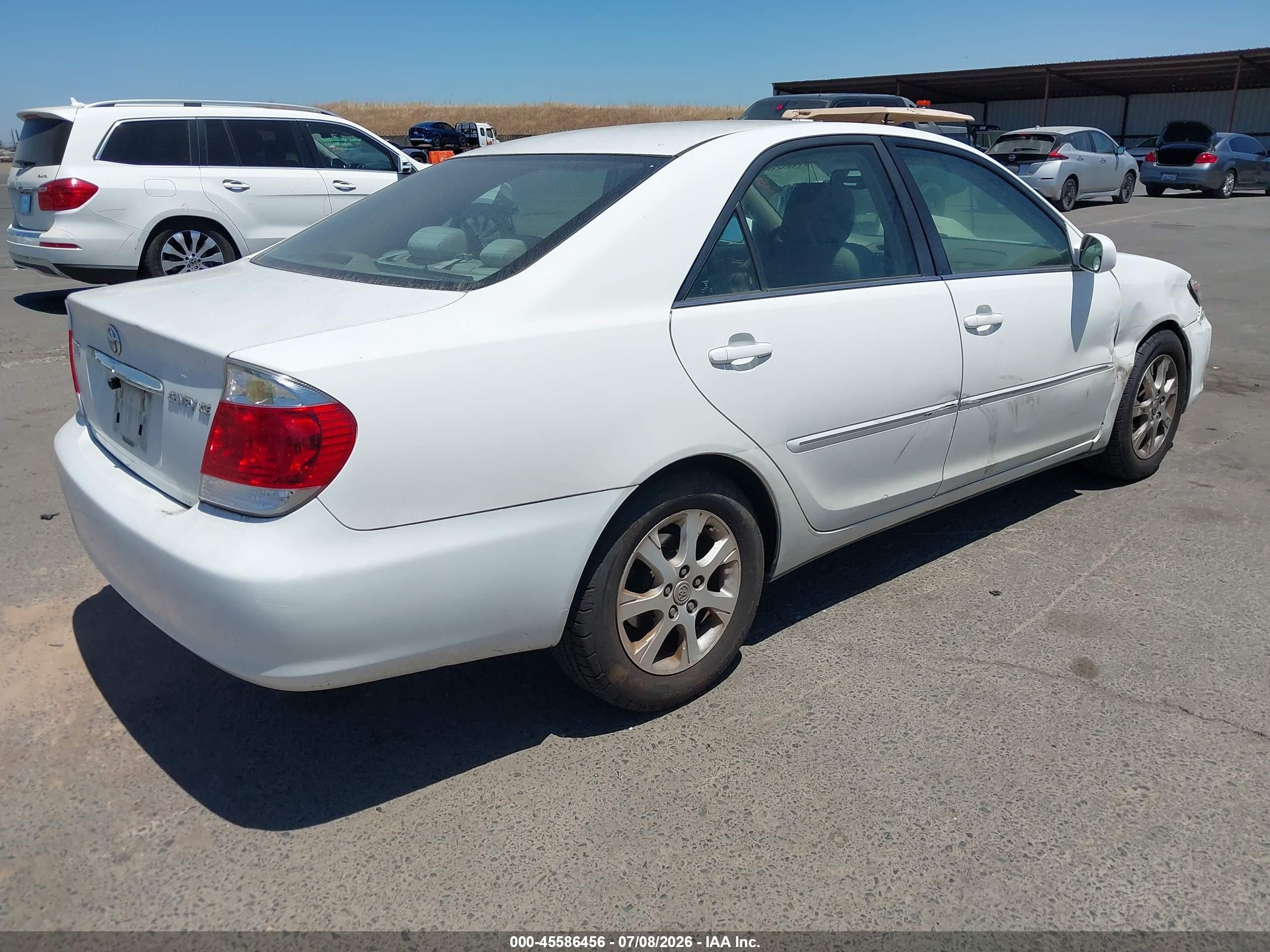 2006 Toyota Camry Xle Белый vin: 4T1BE30K76U712936