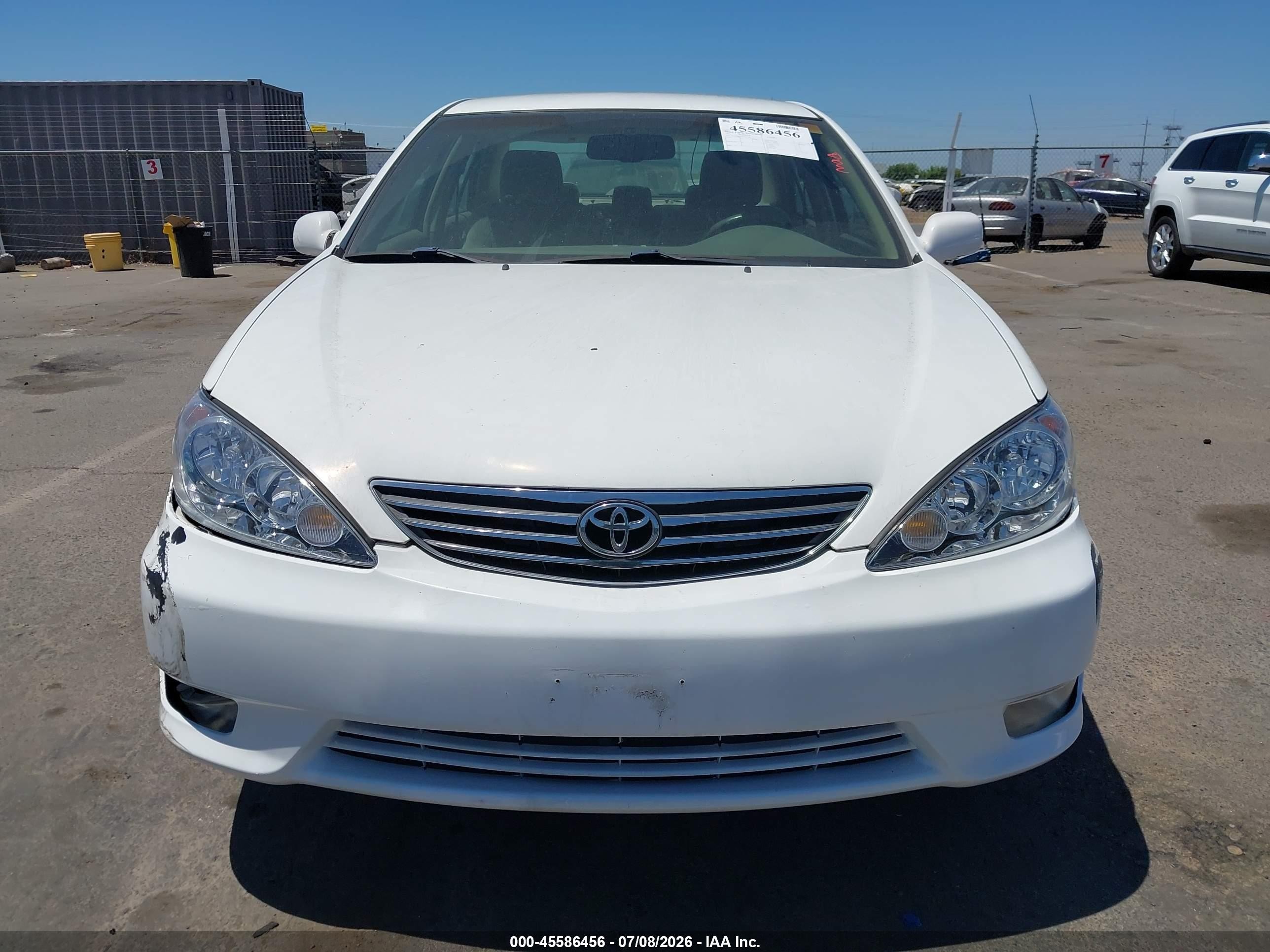 2006 Toyota Camry Xle Белый vin: 4T1BE30K76U712936