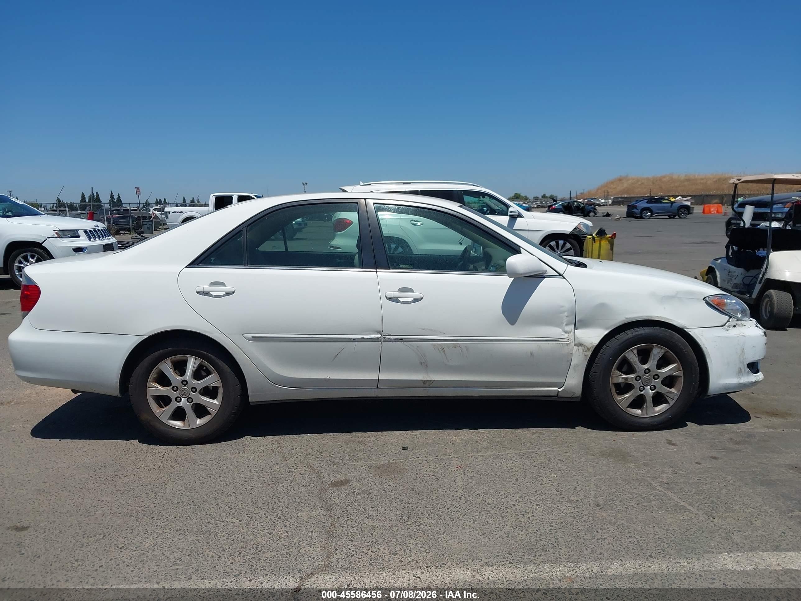 2006 Toyota Camry Xle Белый vin: 4T1BE30K76U712936