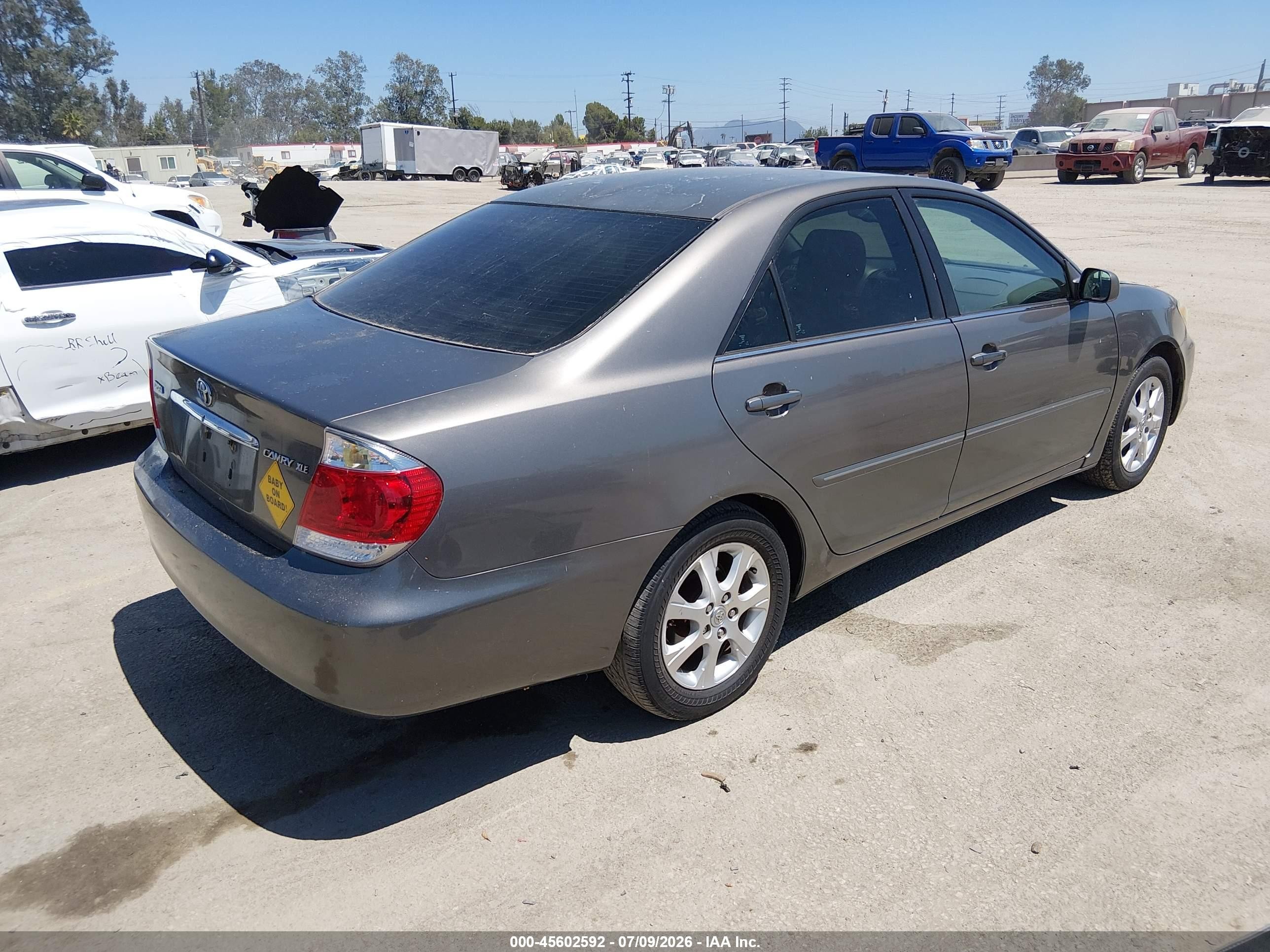 2006 Toyota Camry Xle Gray vin: 4T1BE30K76U715464