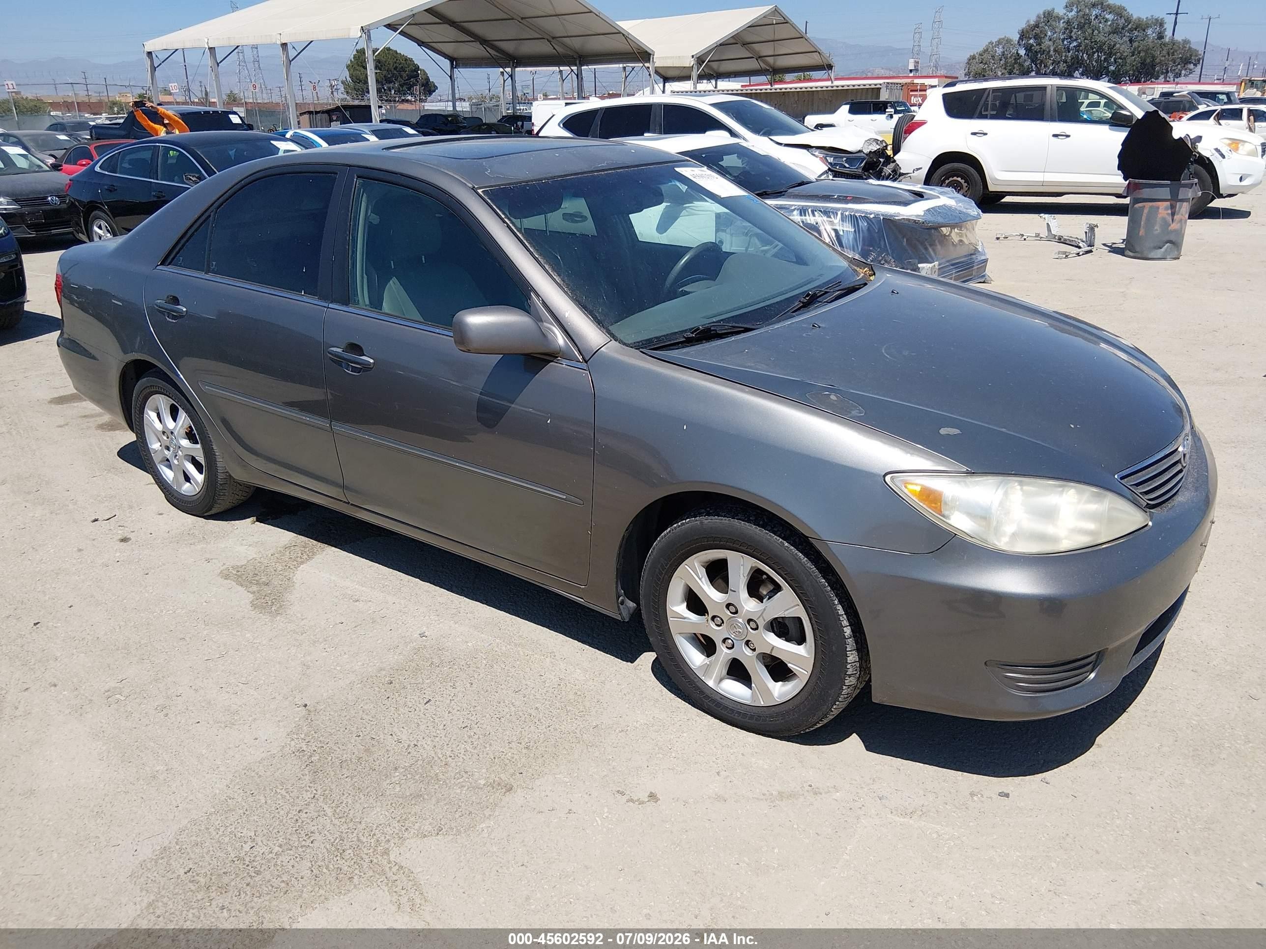 2006 Toyota Camry Xle Серый vin: 4T1BE30K76U715464