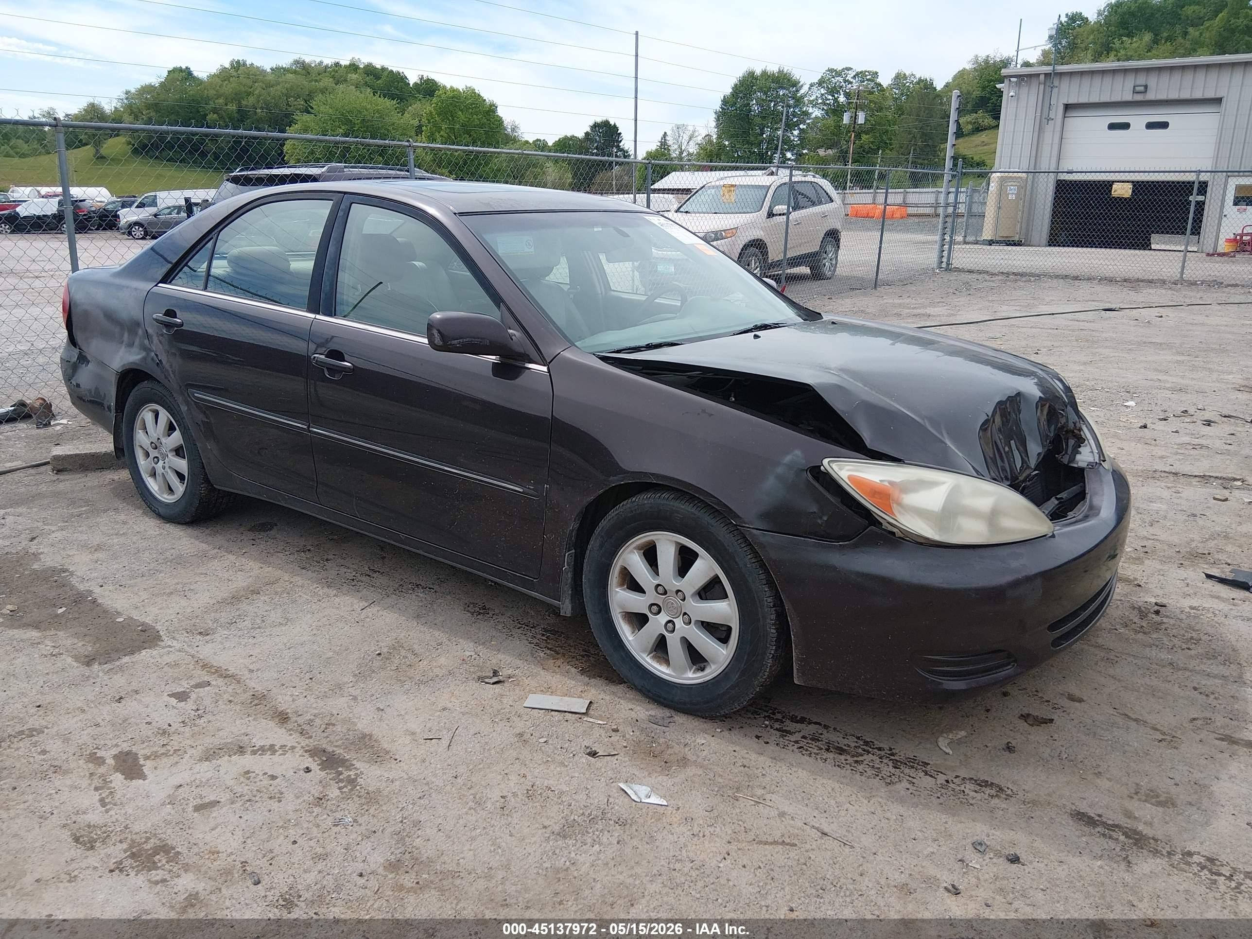 2002 Toyota Camry Xle Purple vin: 4T1BE30K82U618445